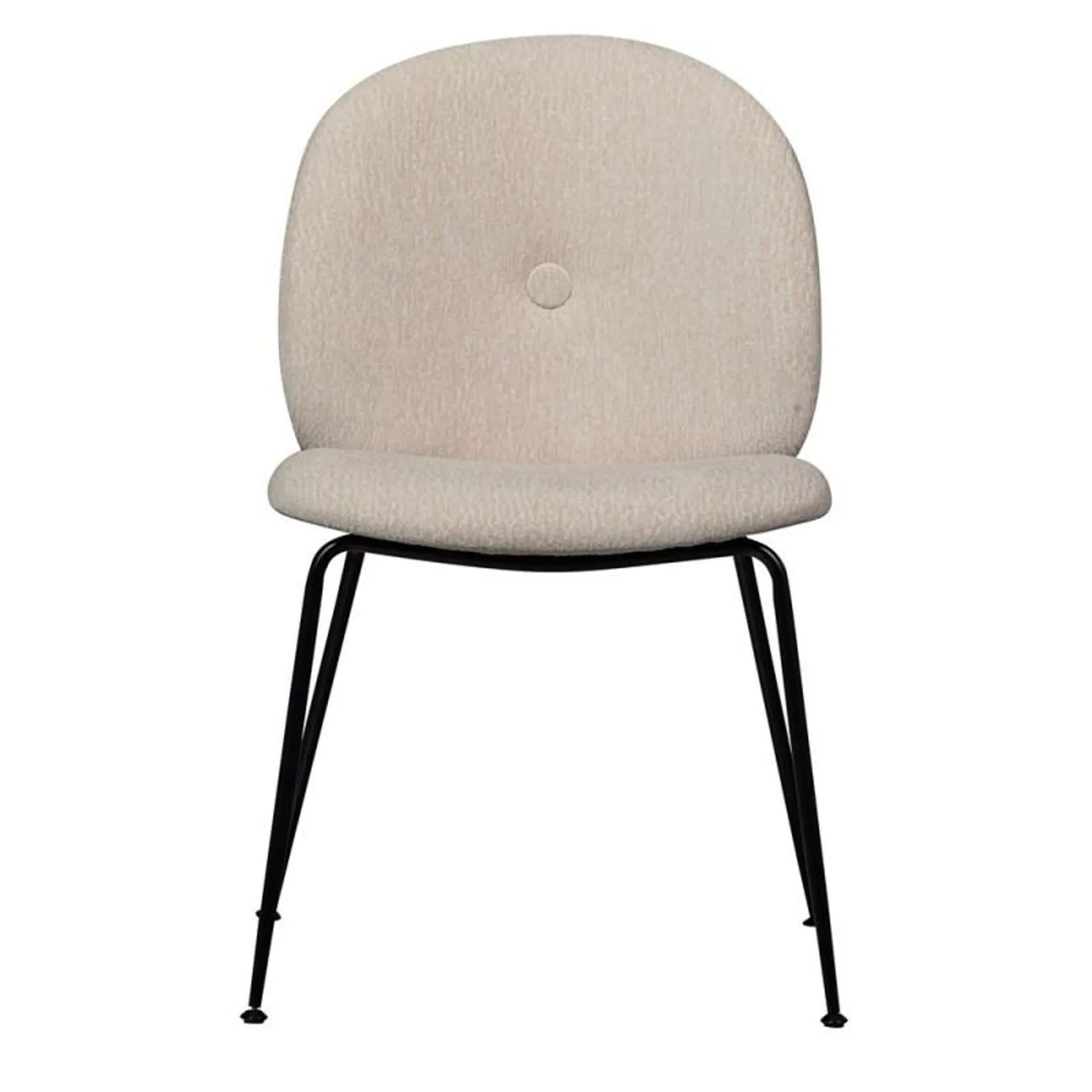 Manuel upholstered dining chair, Sand