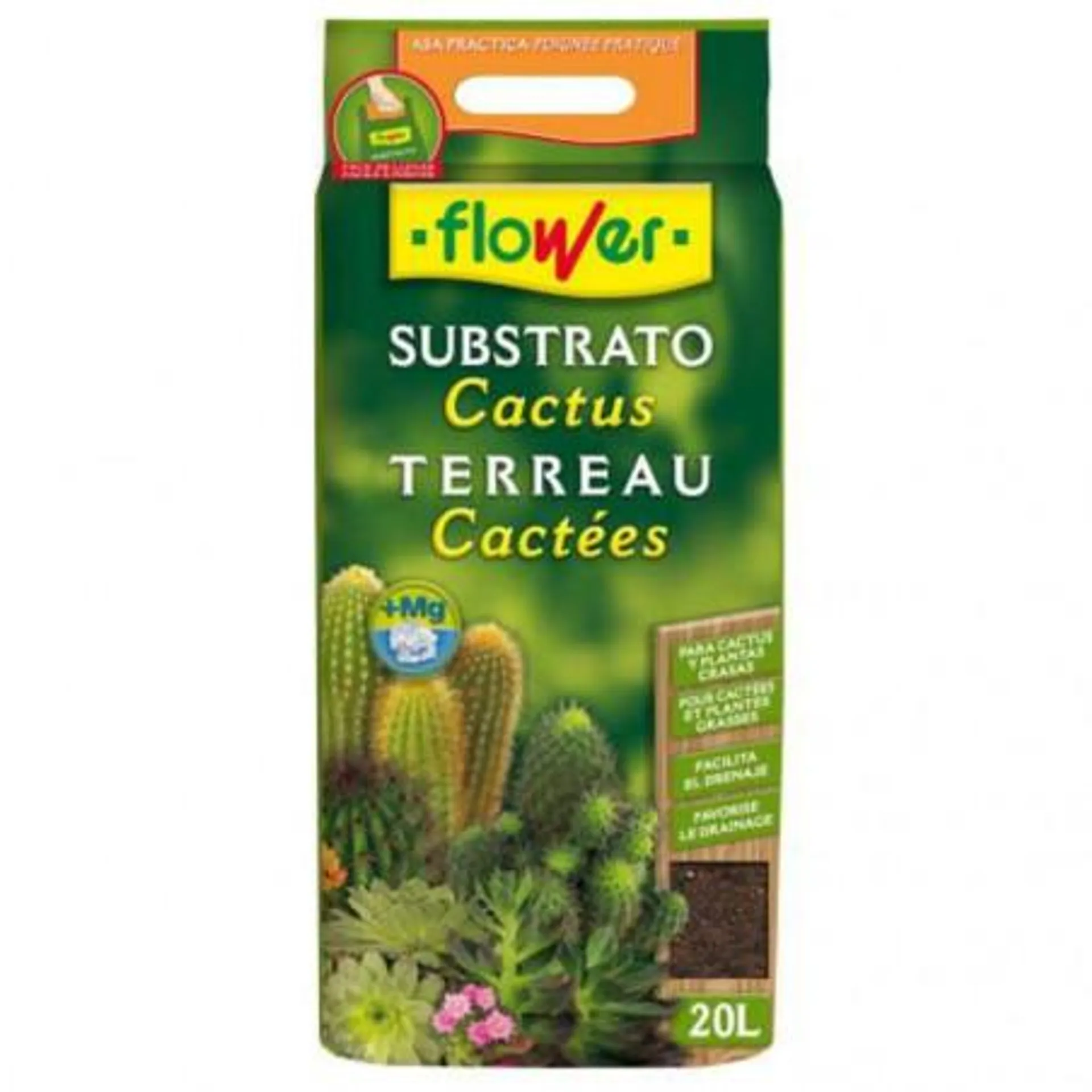 FLOWER SUSTRATO CACTUS 20 LITROS