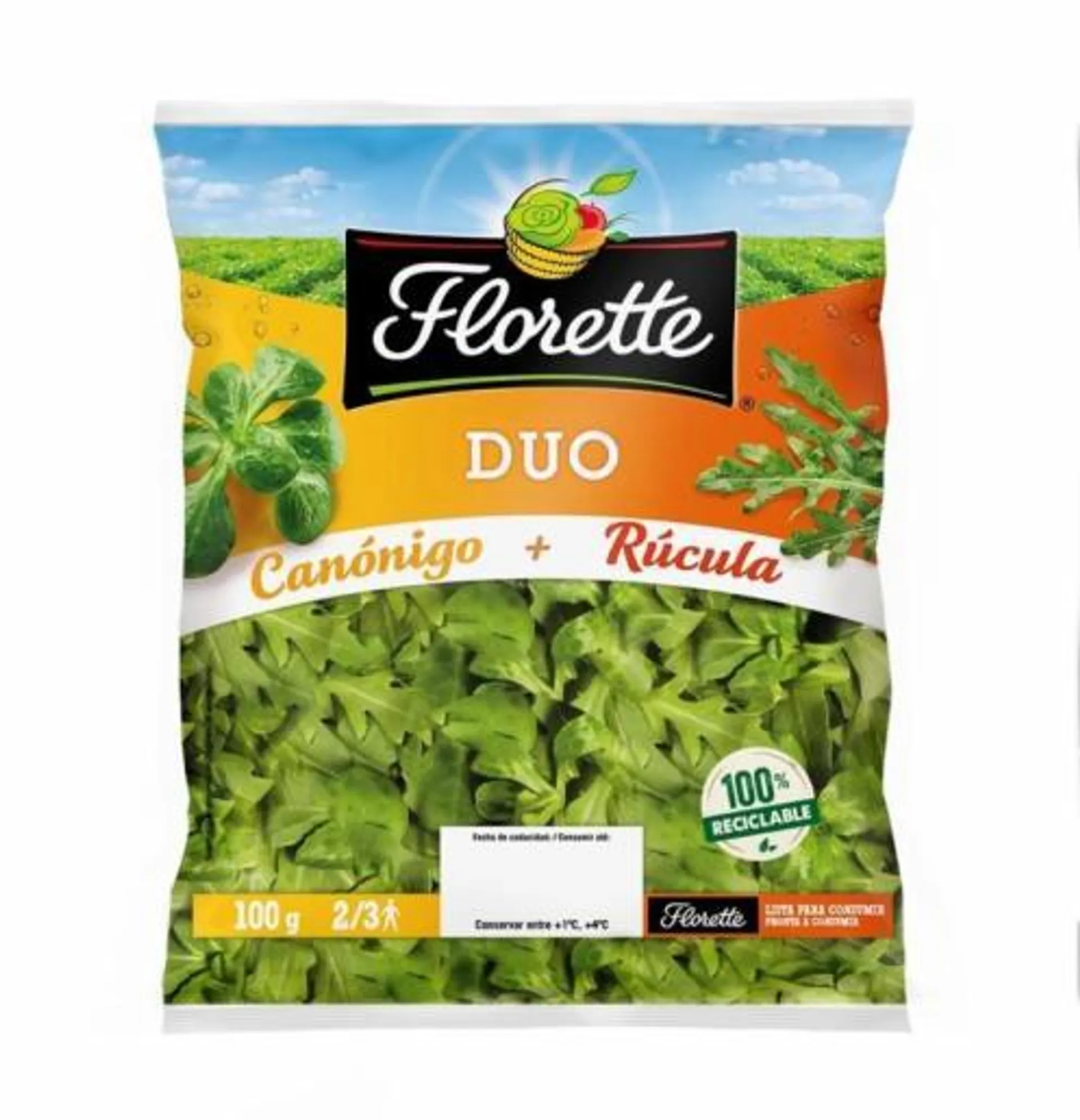 Canonigos + rucula florette 100g