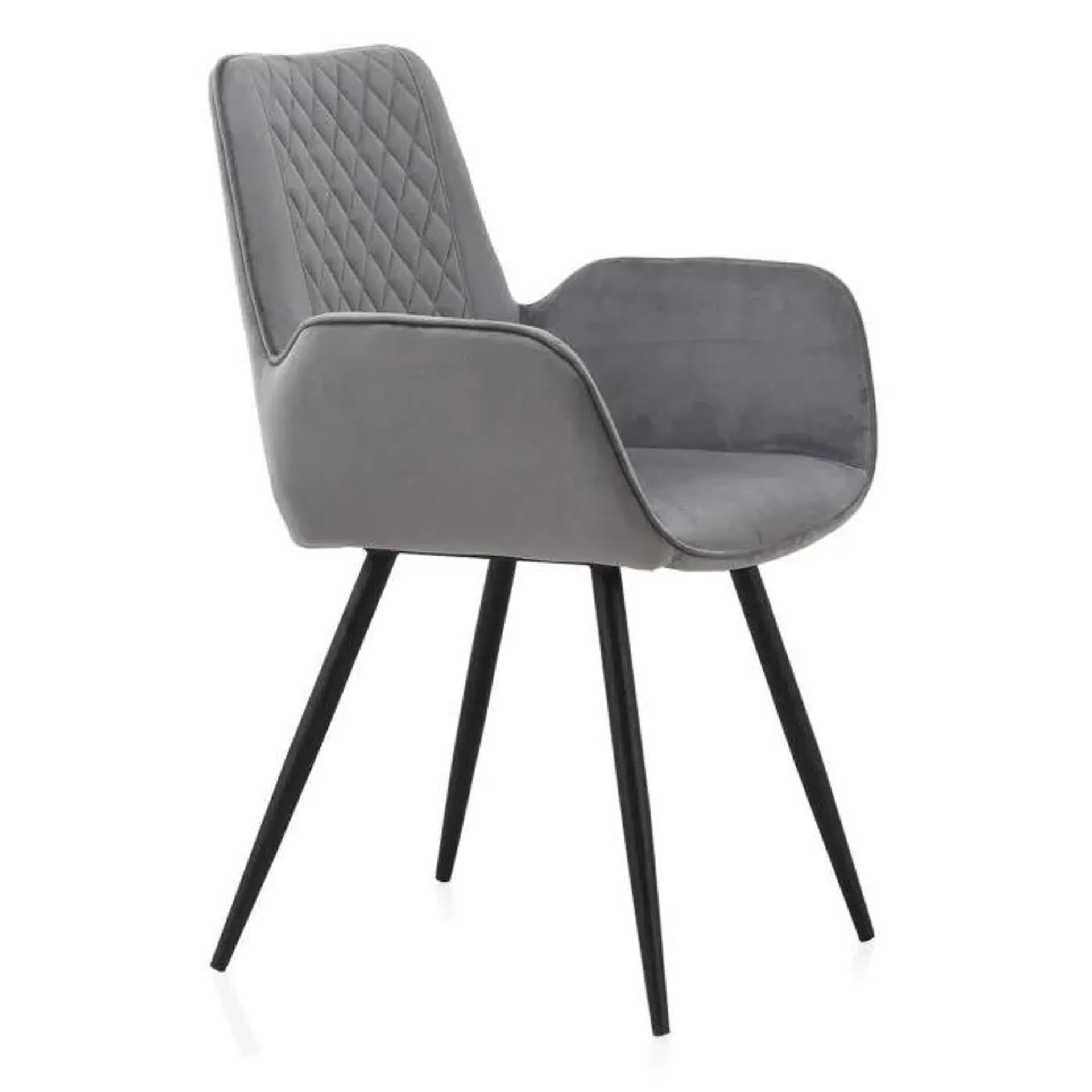 Sillón tapizada en microfibra color gris GABAR VIVE modelo 8385