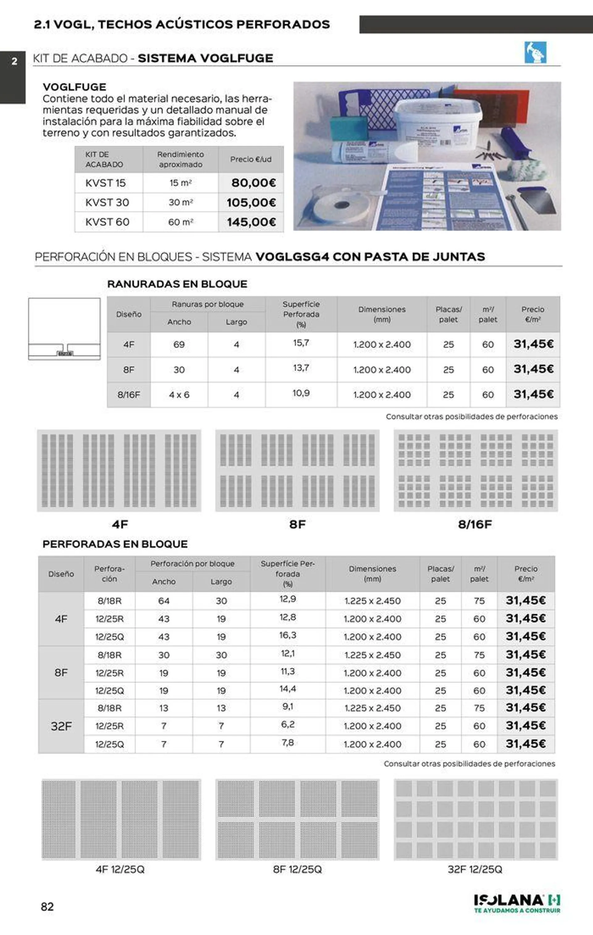 Catálogo de TECHOS ACÚSTICOS – TARIFA ISOLANA 2024 11 de junio al 30 de junio 2024 - Página 7