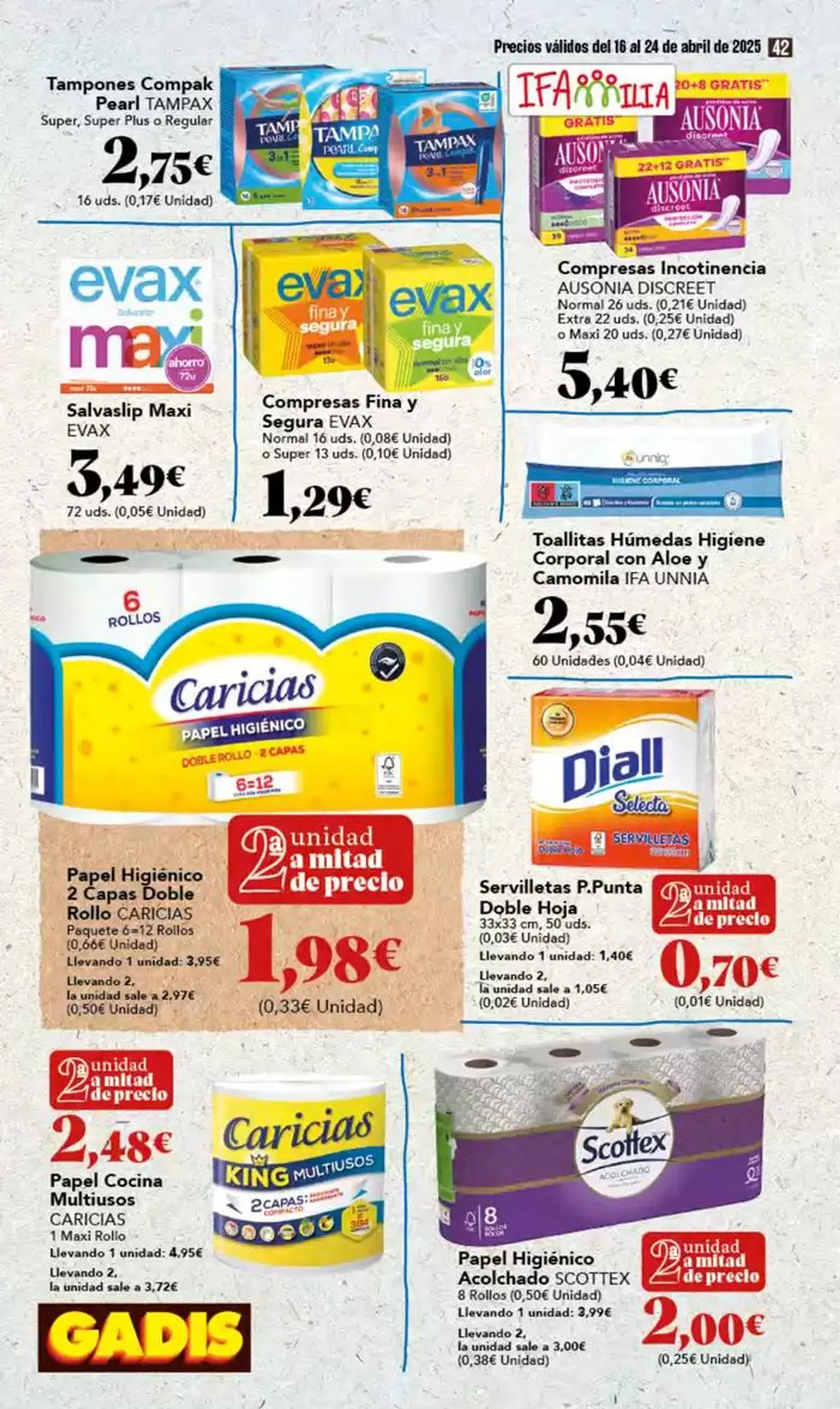 Catálogo de Precios válidos del 16 al 24 de abril 16 de abril al 24 de abril 2025 - Página 42