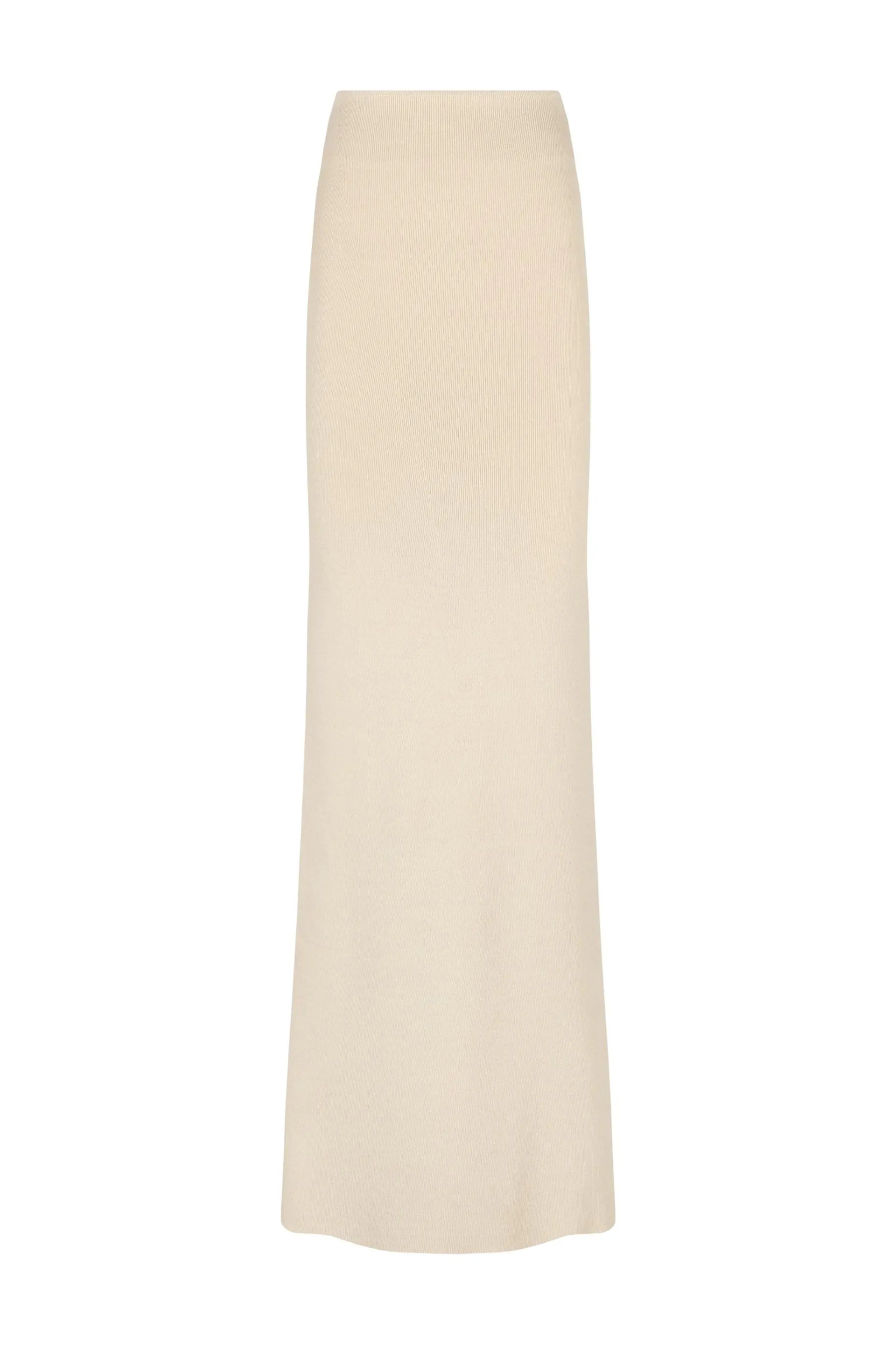 Kiiro, ivory silk knit skirt