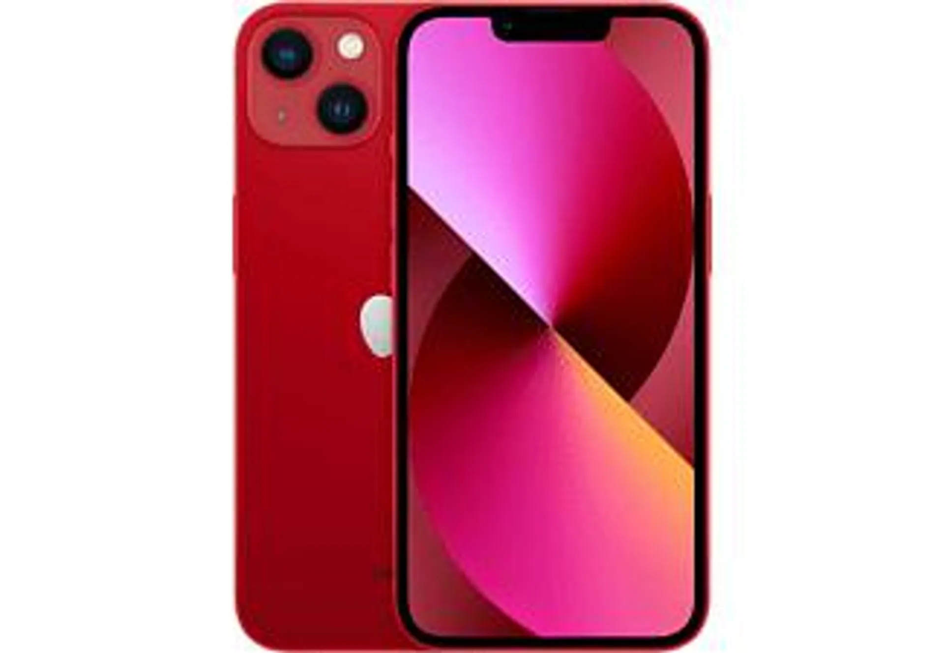 APPLE iPhone 13 (PRODUCT)RED, Rojo, 128 GB, 5G, 6.1" OLED Super Retina XDR, Chip A15 Bionic, iOS