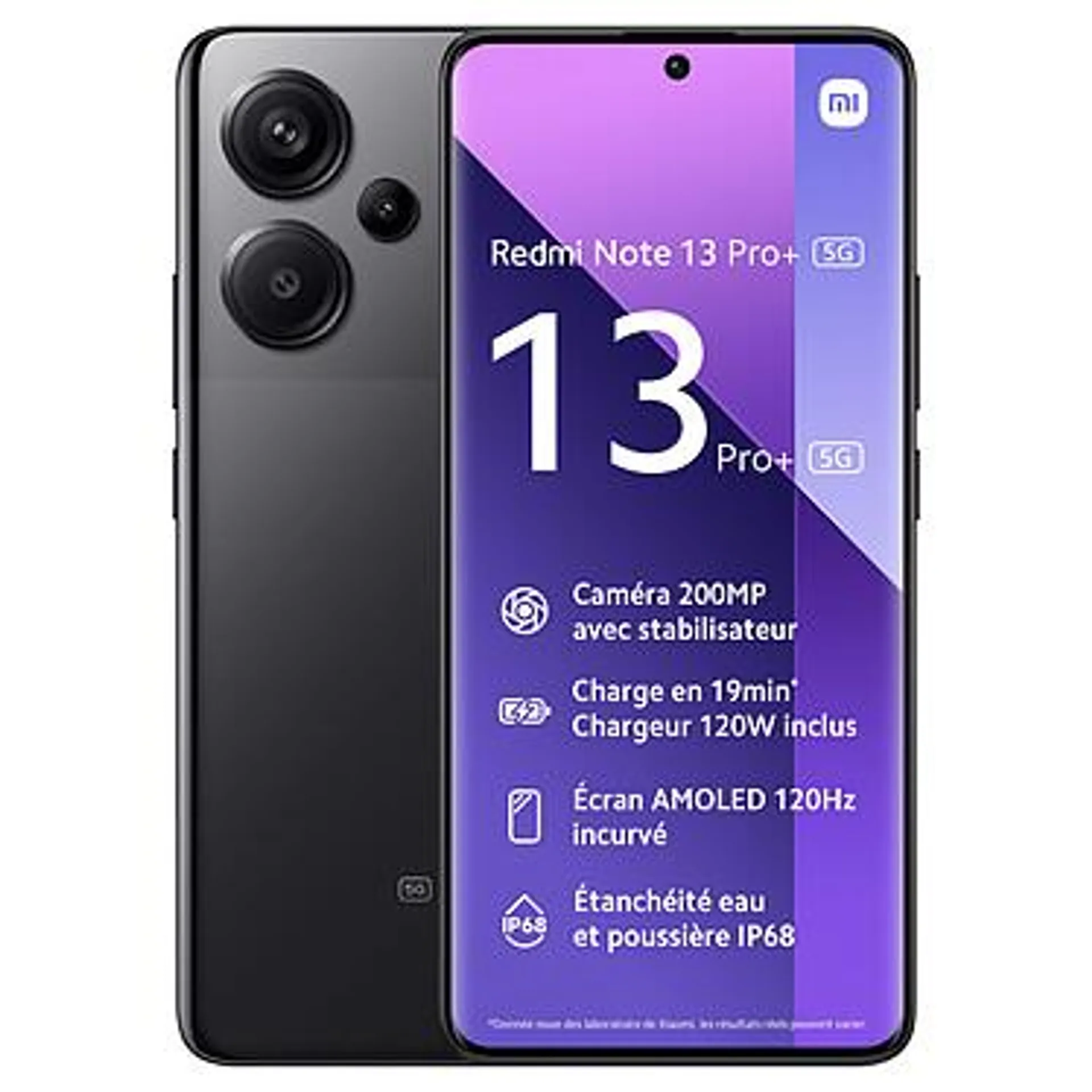 Xiaomi Redmi Note 13 Pro+ 5G Negro (12GB / 512GB).