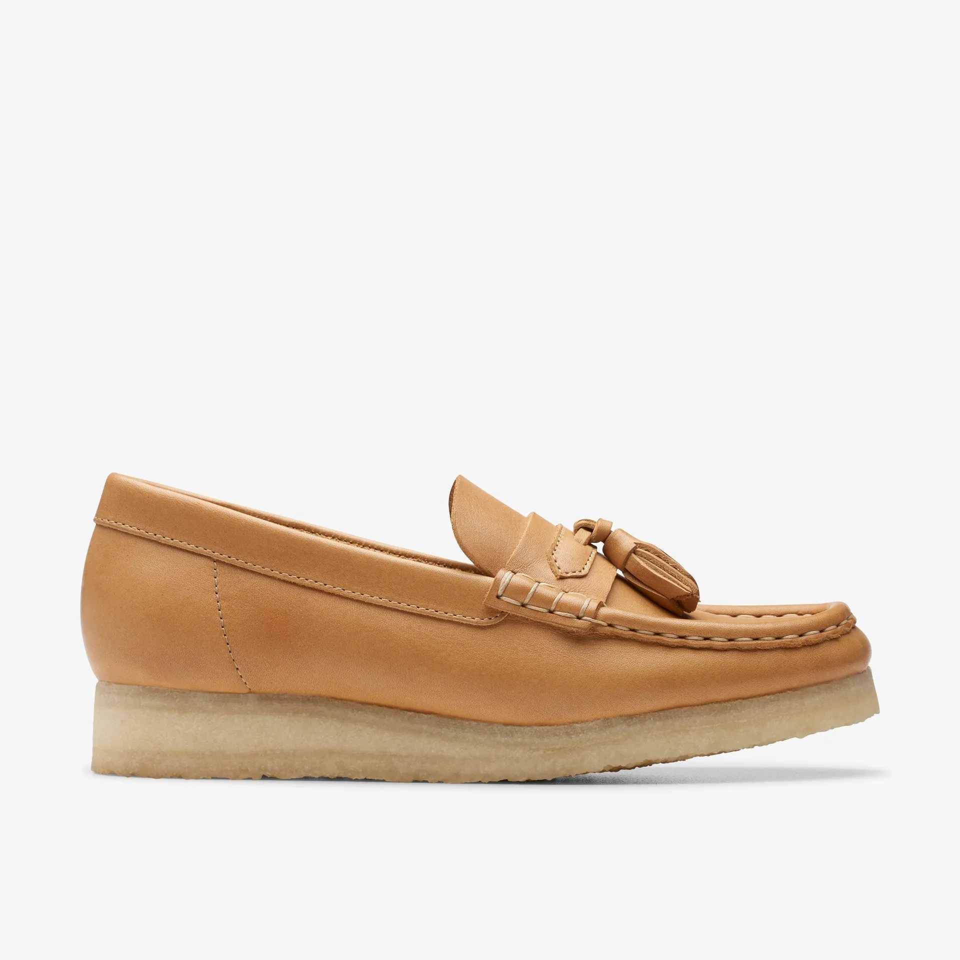 Wallabee Loafer Cuero tostado medio