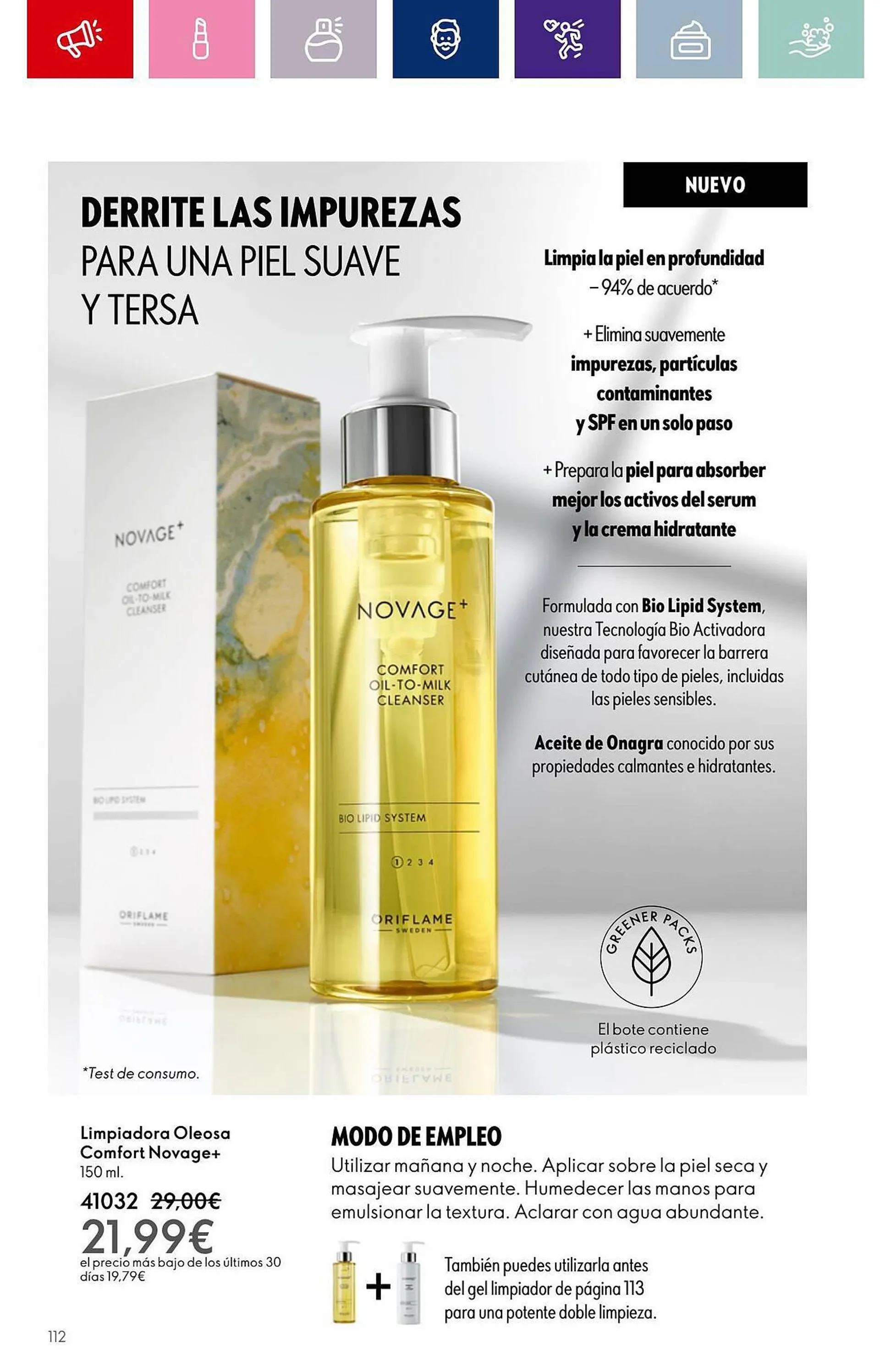 Catálogo de Folleto Oriflame 30 de agosto al 19 de septiembre 2023 - Página 112