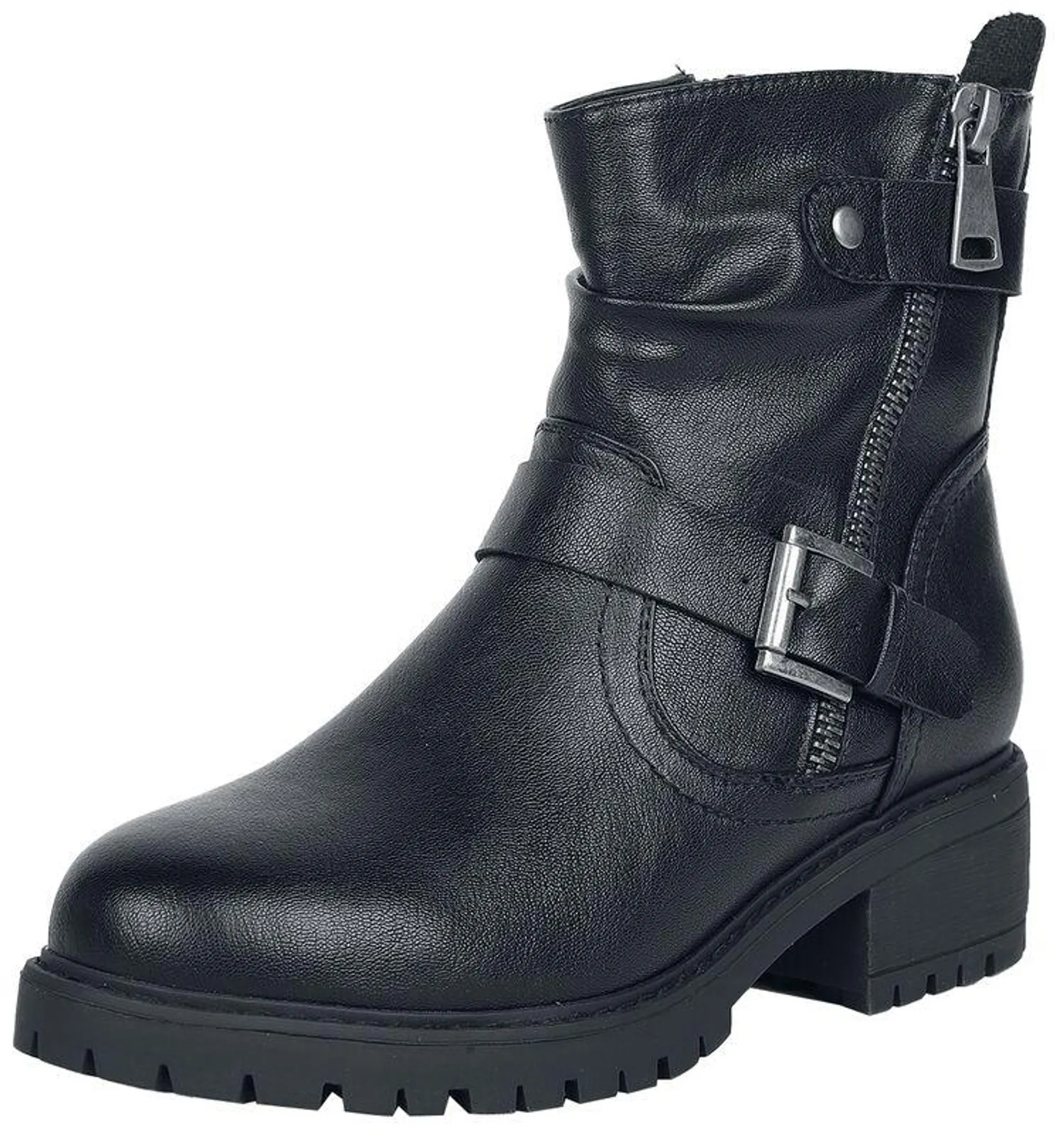 | Stivali modello Biker | nero | Black Premium by EMP