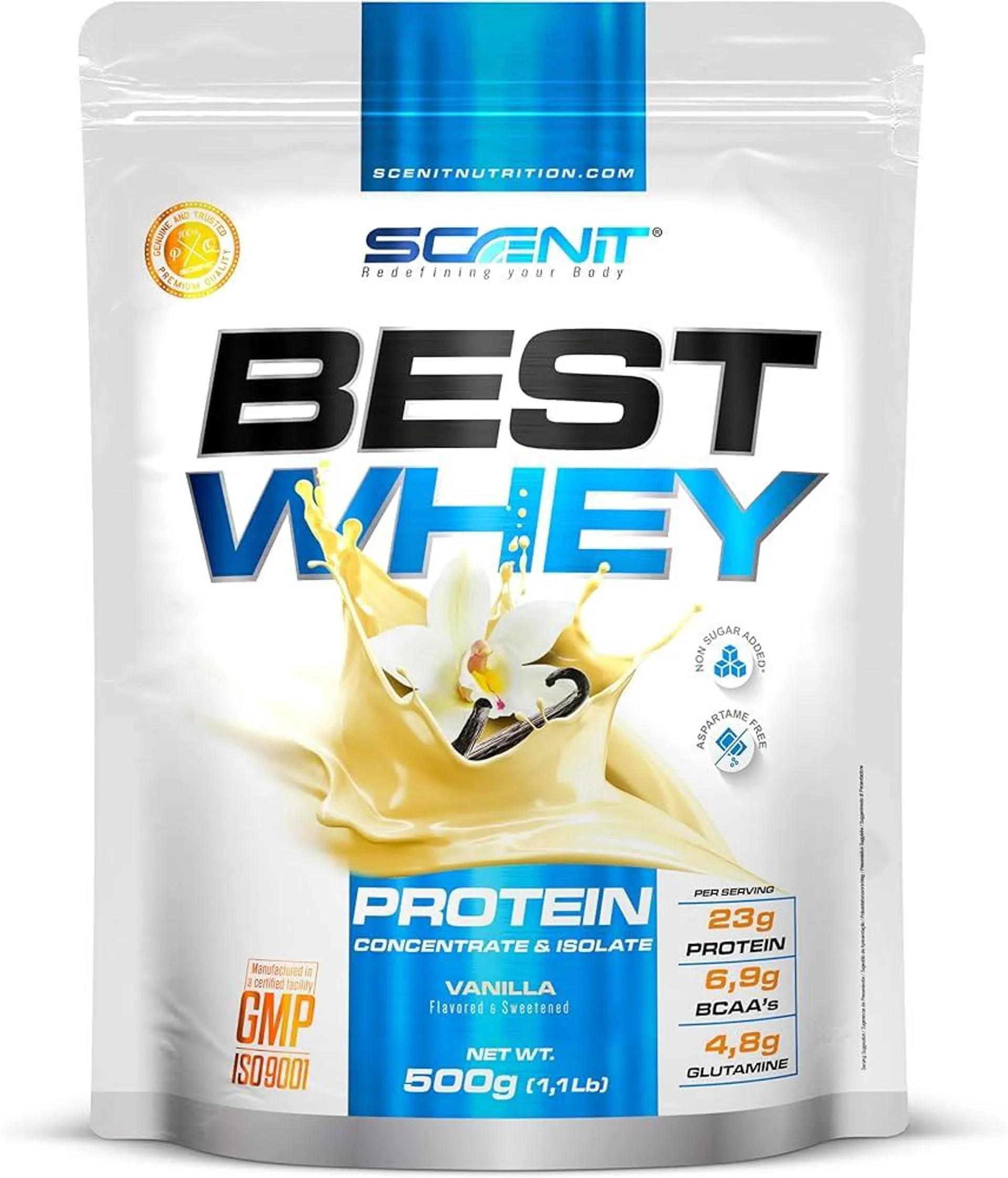 WHEY POWER VAINILLA 500G.