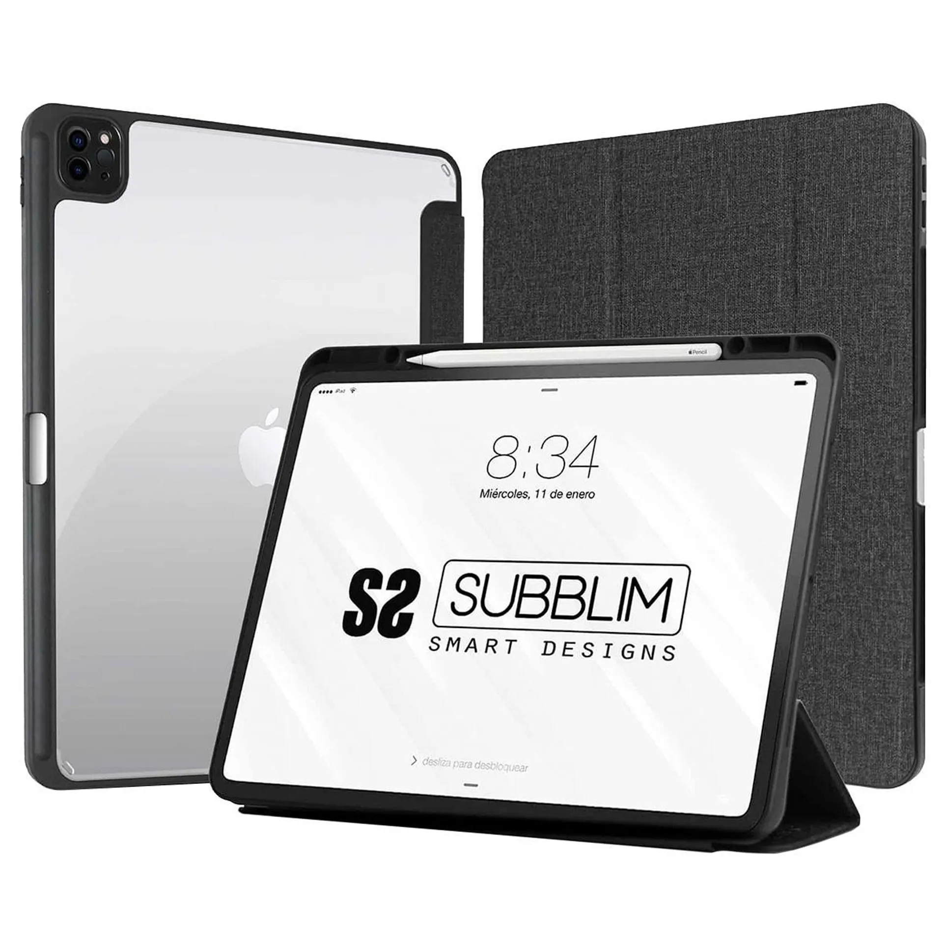 FUNDA SUBBLIM CLEAR SHOCK CASE IPAD PRO 12,9'' SUBCST-5SC420