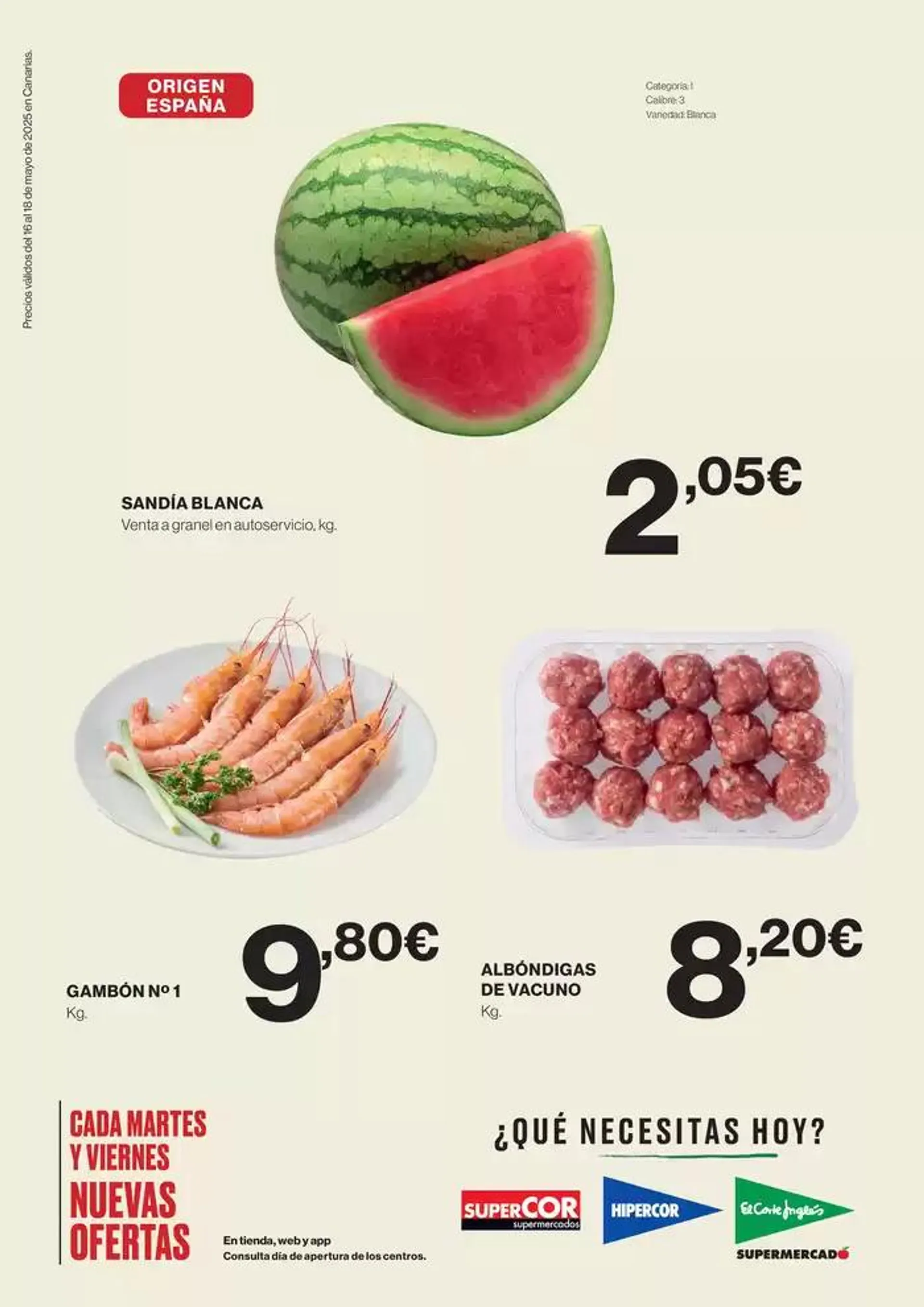 Catálogo de Precios válidos del 16 al 18 de mayo de 2025 en Canarias. 16 de mayo al 18 de mayo 2025 - Página 2