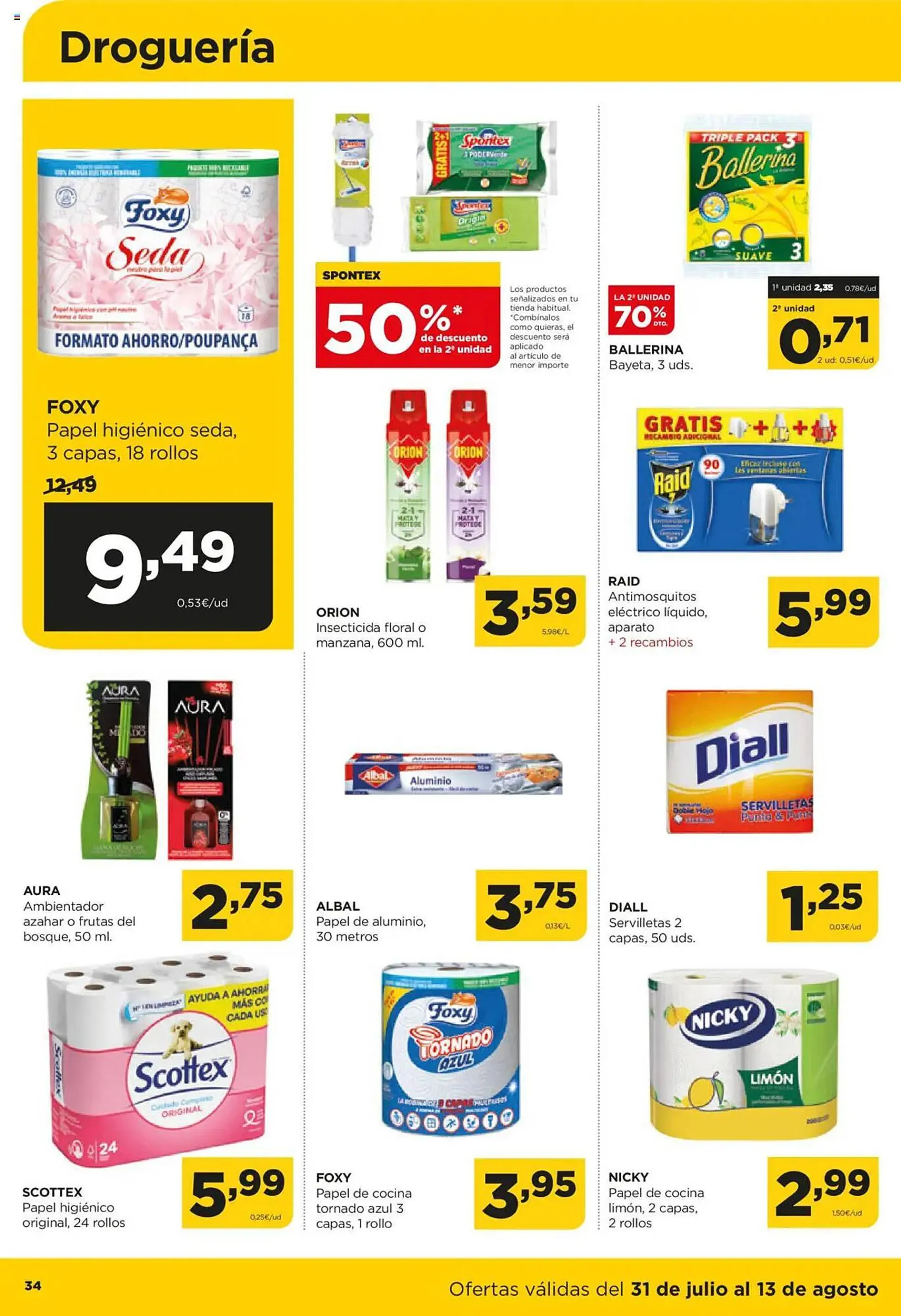 Catálogo de Folleto Alimerka 31 de julio al 13 de agosto 2025 - Página 35