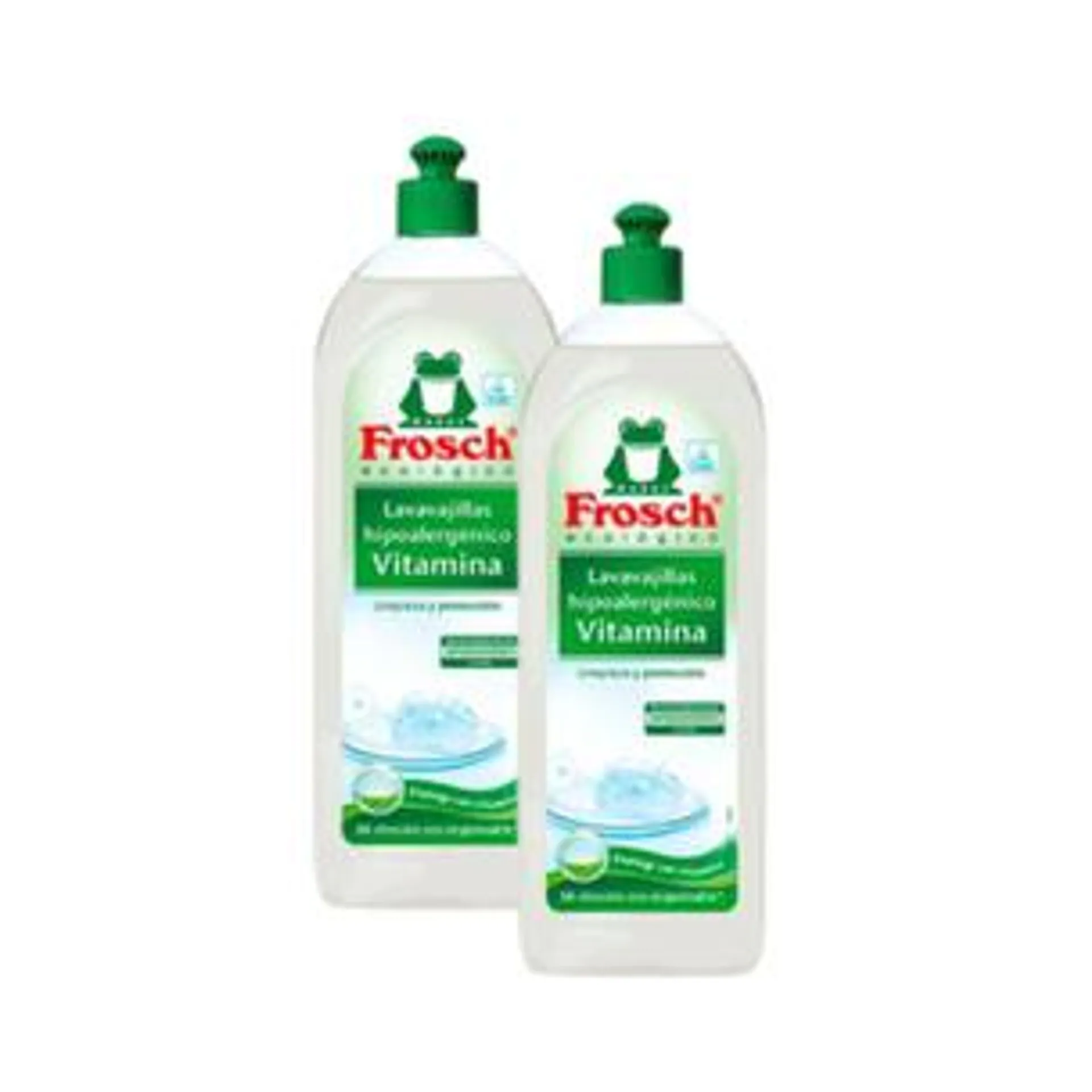 Lavavajillas hipoalergénico Frosch Pack 2 x 750 ml