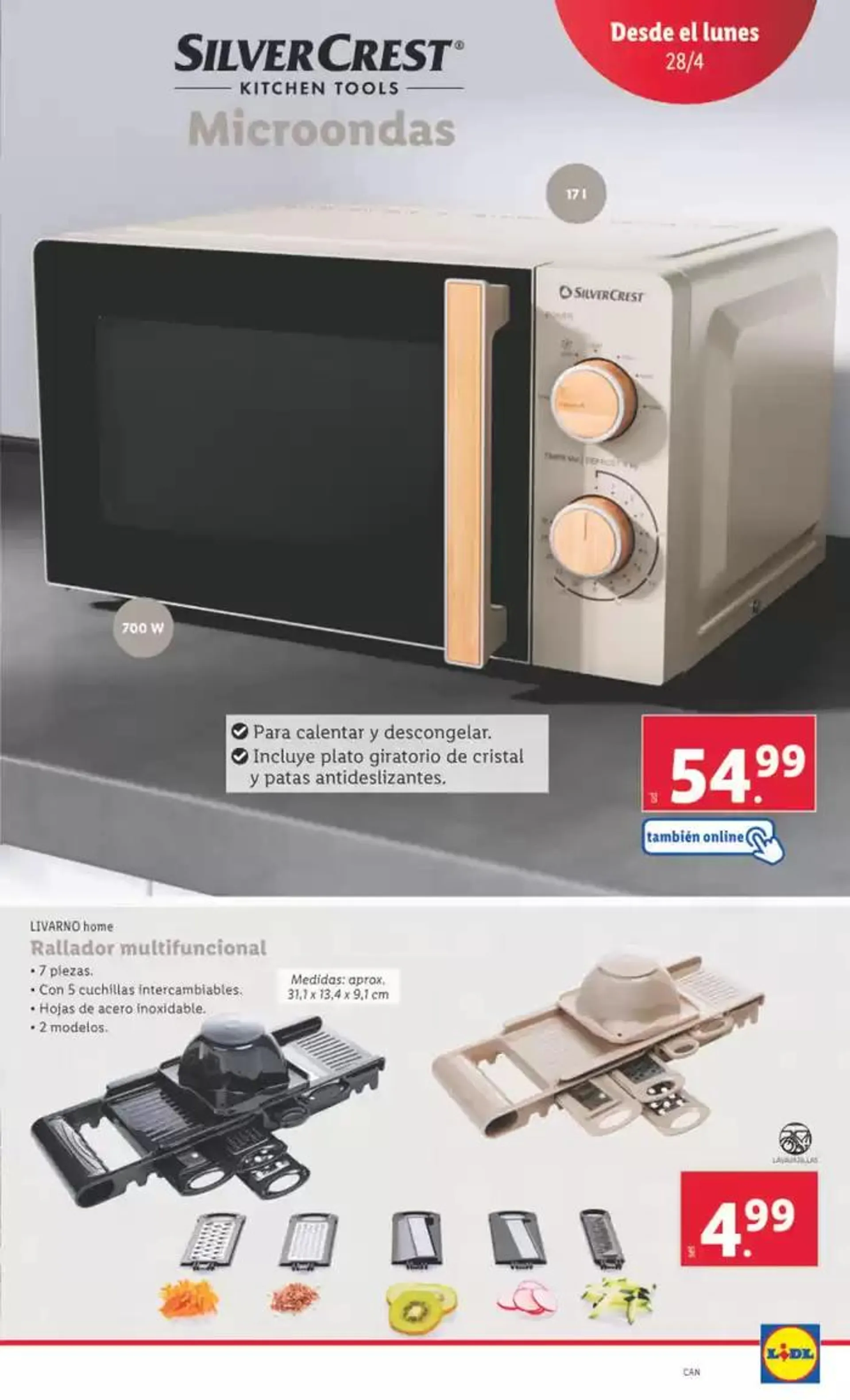 Catálogo de ¡Bazar Lidl! Ofertas válidas del 28/04 al 04/05 28 de abril al 4 de mayo 2025 - Página 5