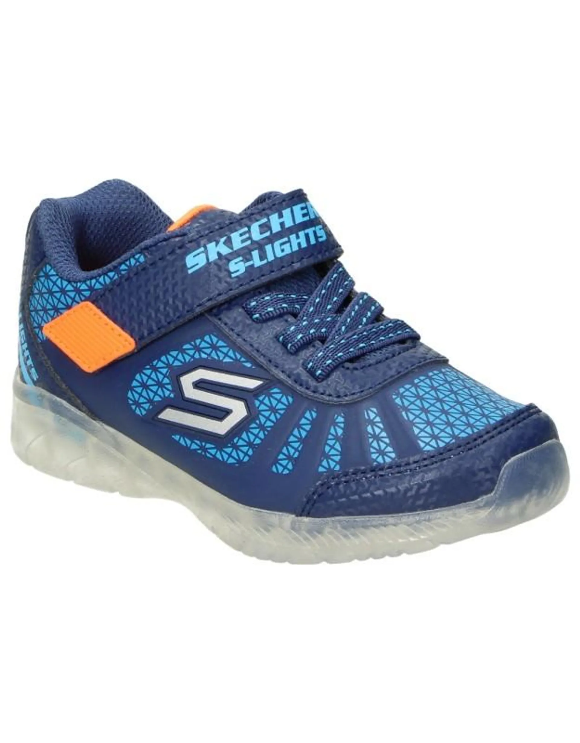 Zapatillas para niño plana SKECHERS 401520n-nvbl en azul