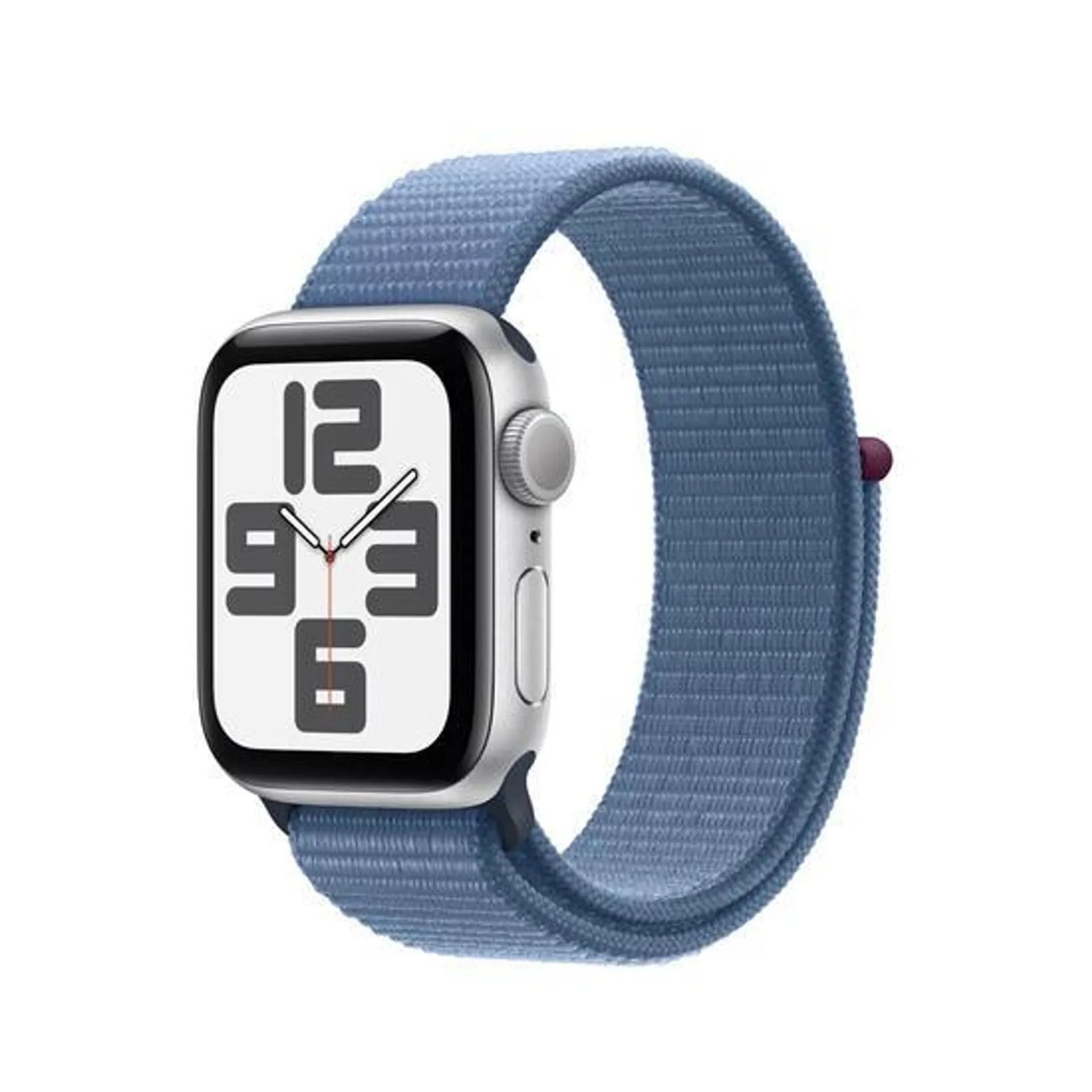 Apple Watch SE | GPS | 40mm | Caja Aluminio Plata | Correa Loop deportiva Azul Invierno | Única - MRE33QL/A