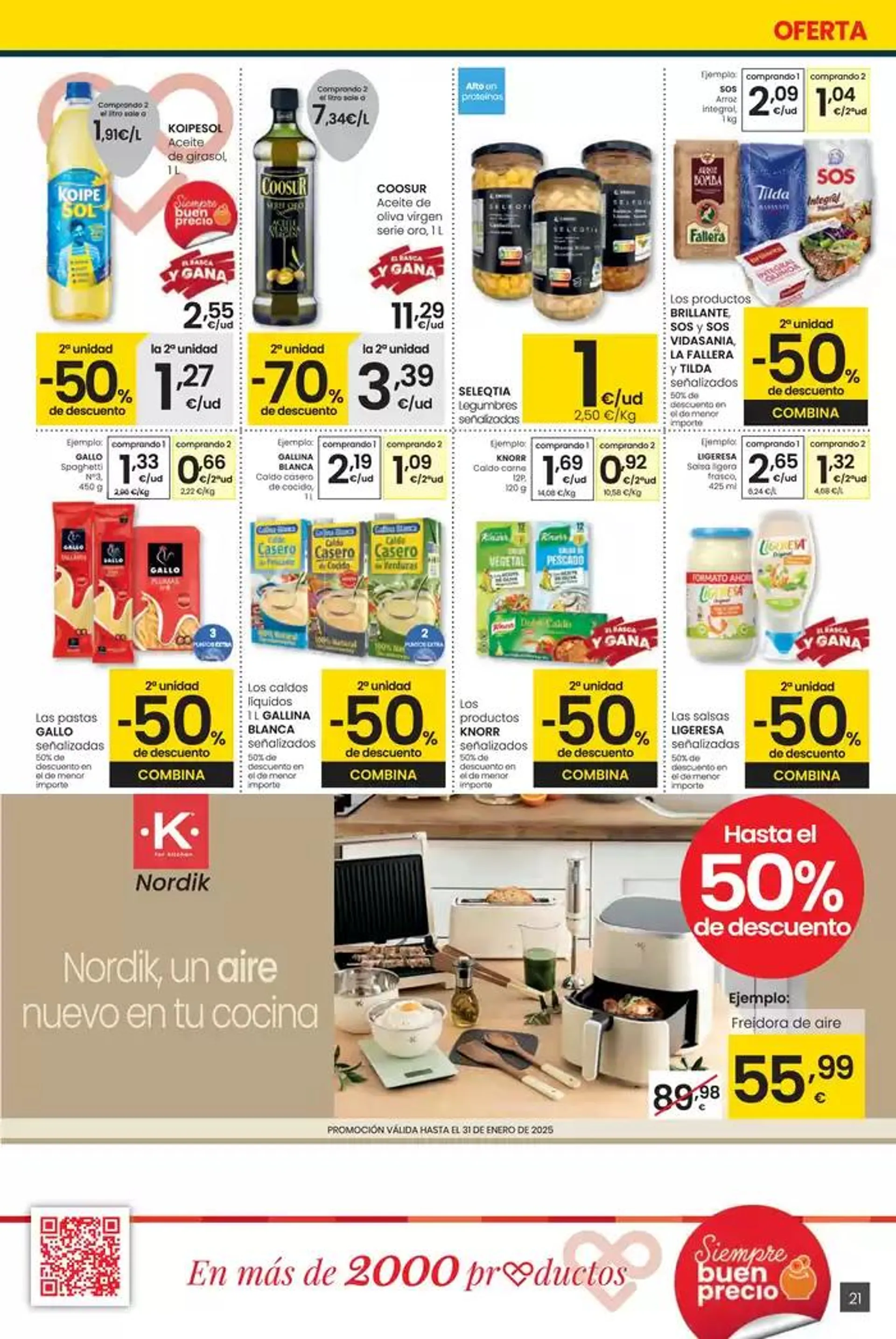 Catálogo de Más de 2000 productos, SIEMPRE A BUEN PRECIO 10 de octubre al 29 de octubre 2024 - Página 21