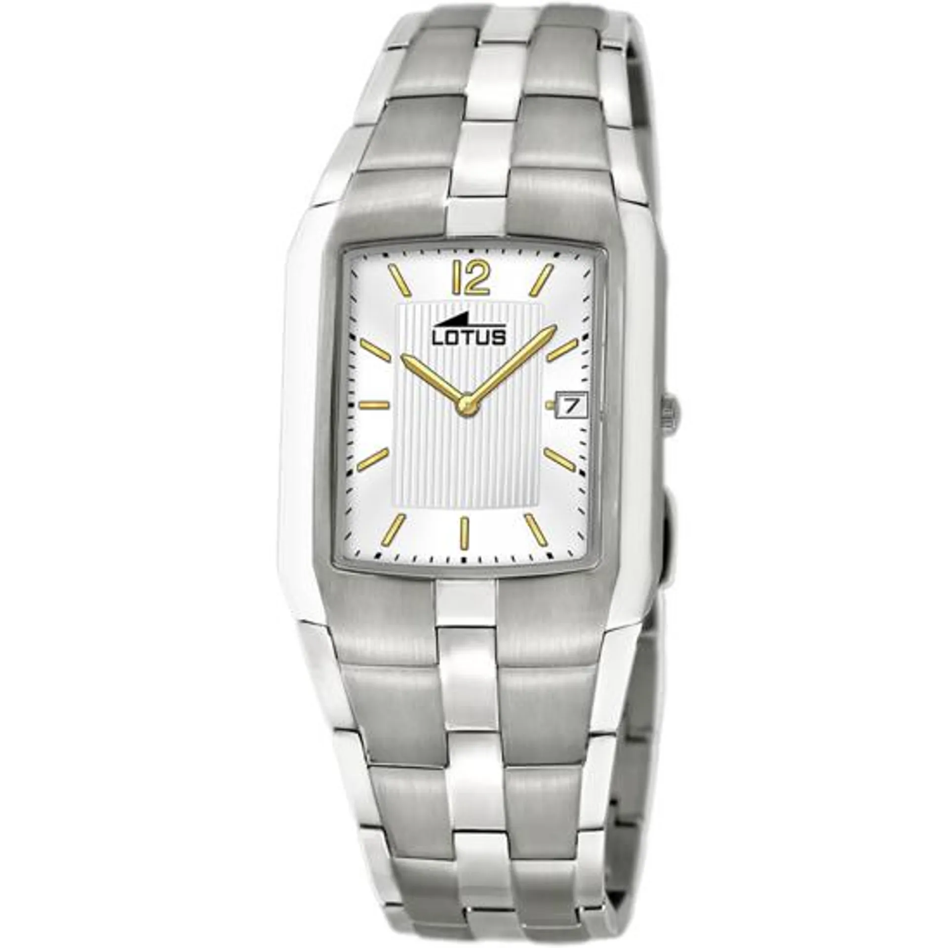 RELOJ LOTUS 9931/5 PLATEADO CORREA DE ACERO INOXIDABLE 316L, HOMBRE