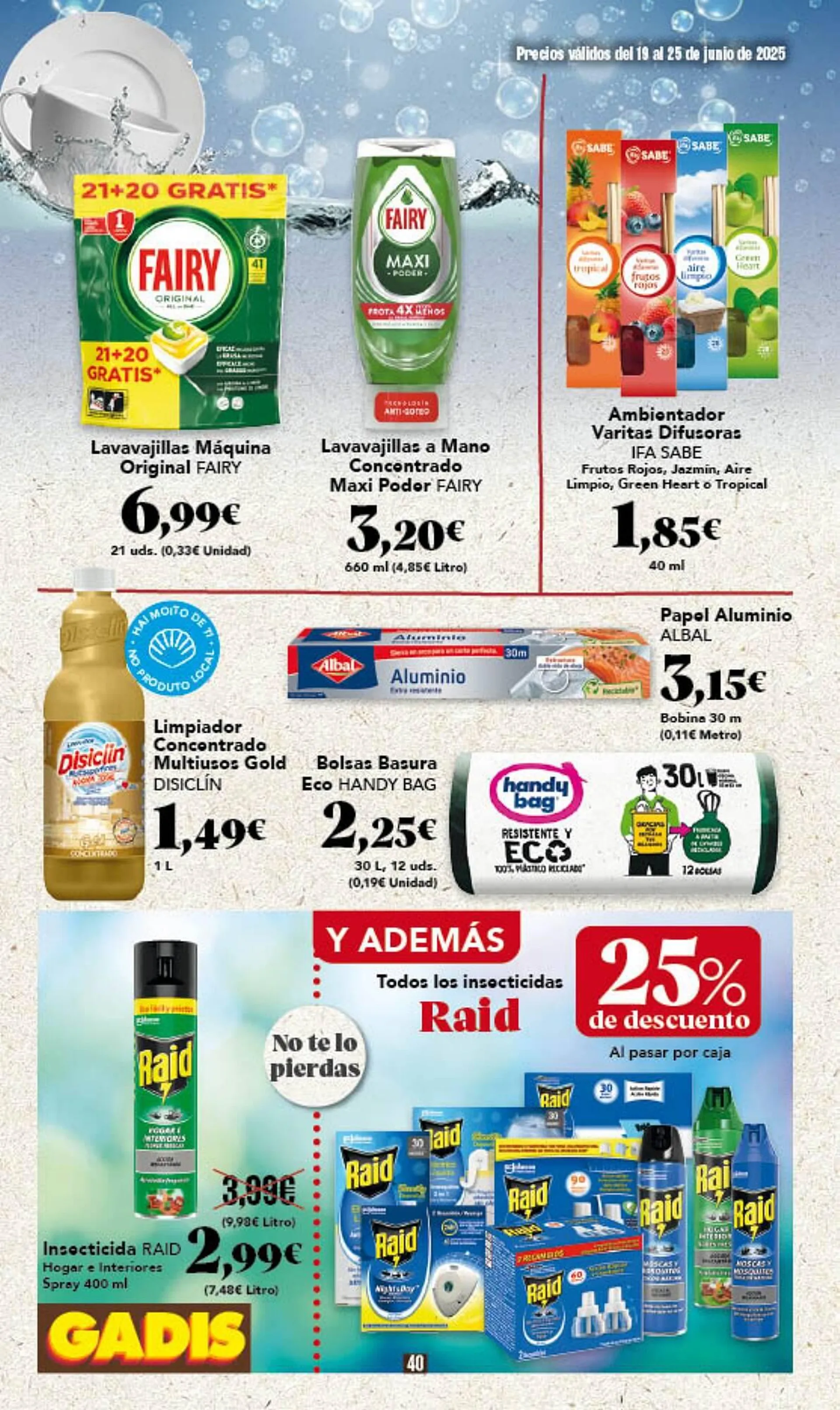 Catálogo de Folleto Gadis 19 de junio al 25 de junio 2025 - Página 40