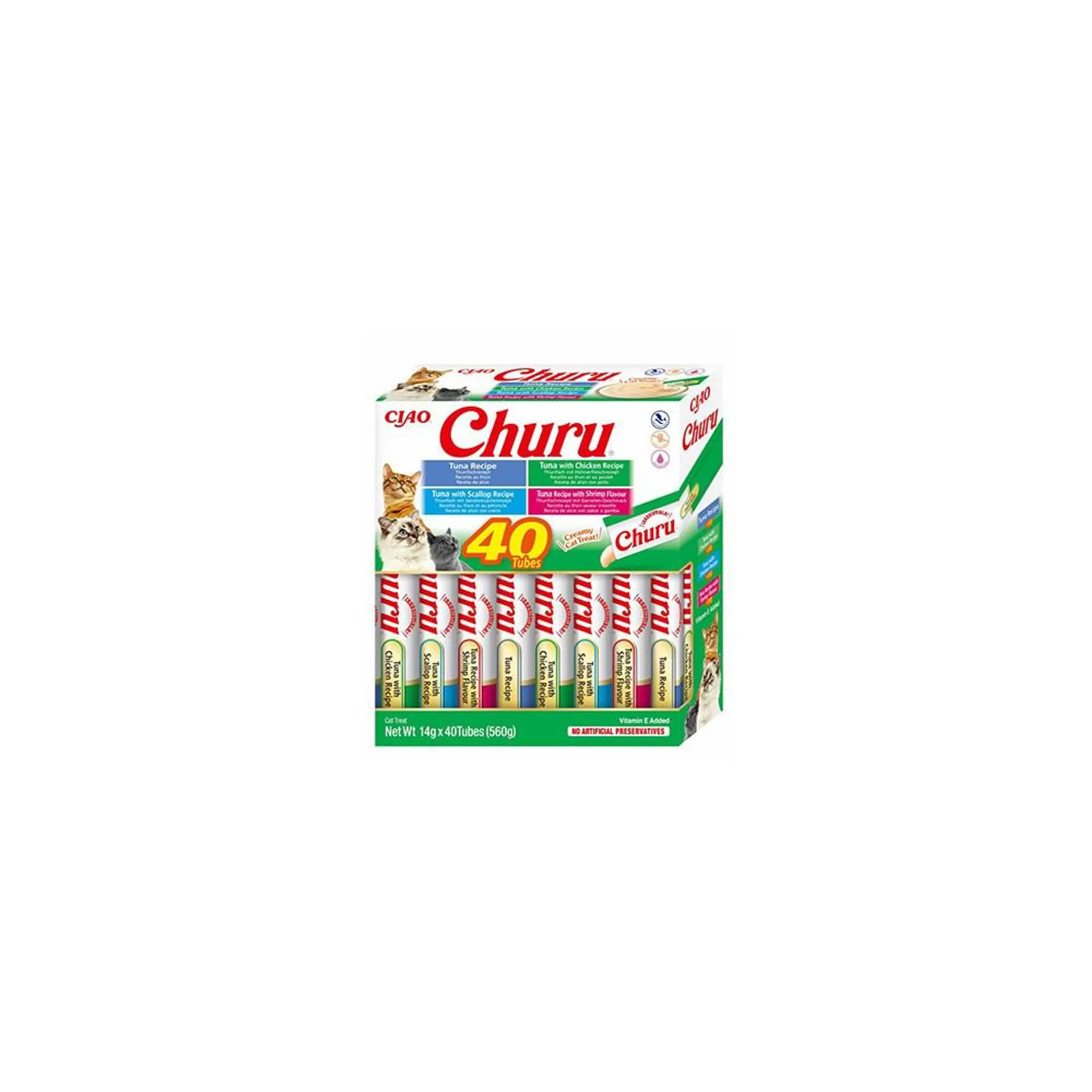 Churu Box Variedades de Atún. 40 Unds.