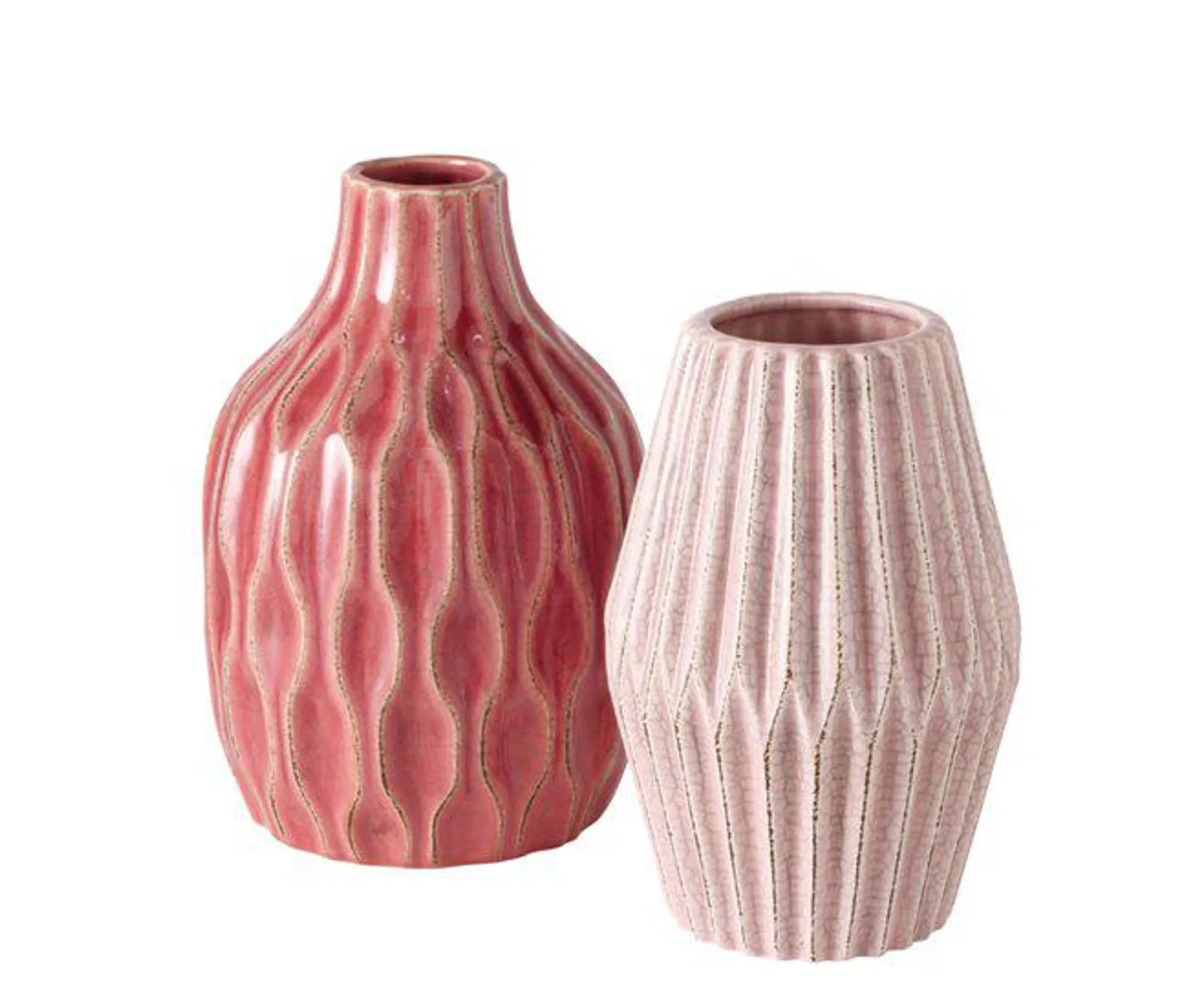 Jarrón decorativo LENJA surtido material ceramica