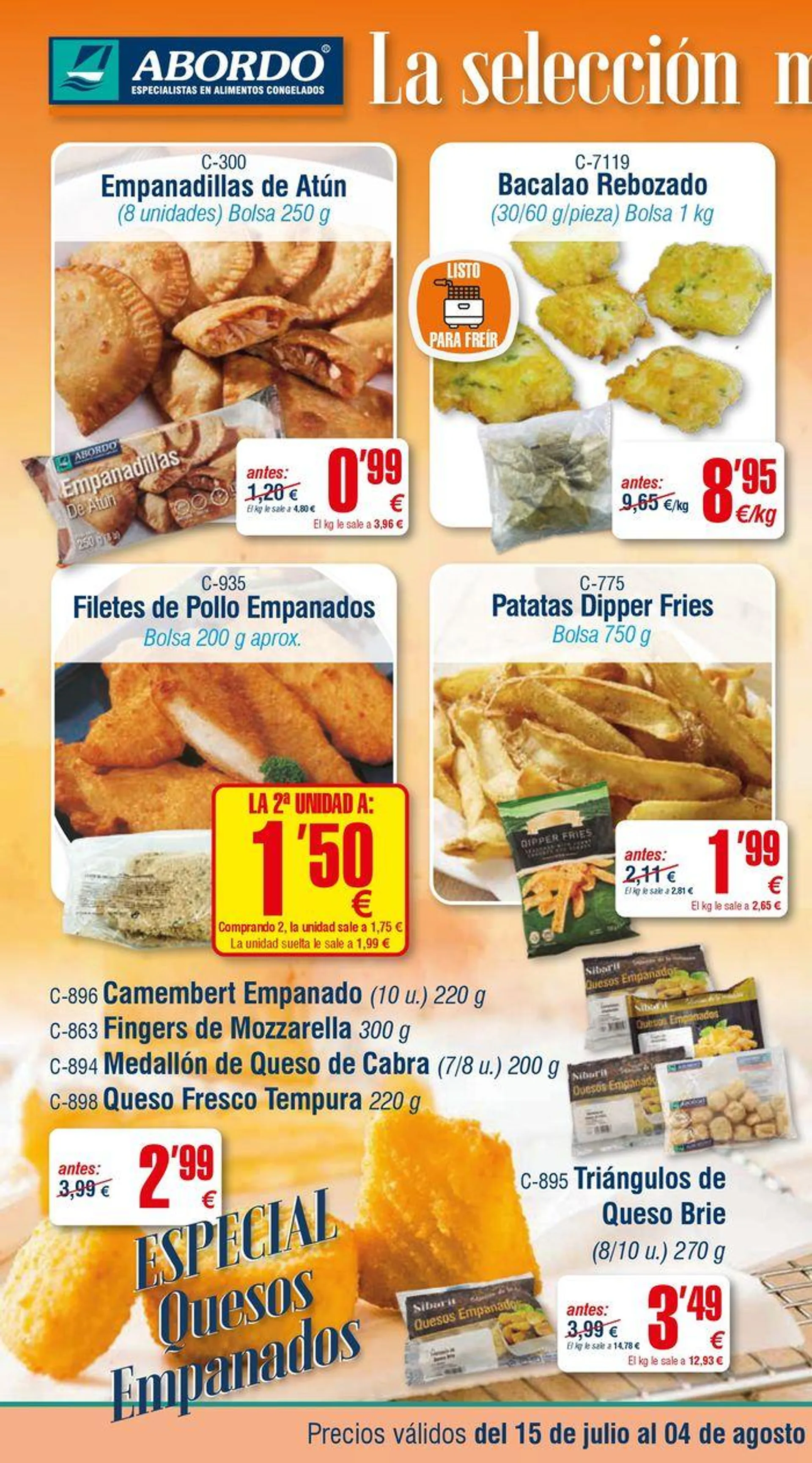 Precios válidos del 15 de julio al 04 de agosto  - 6