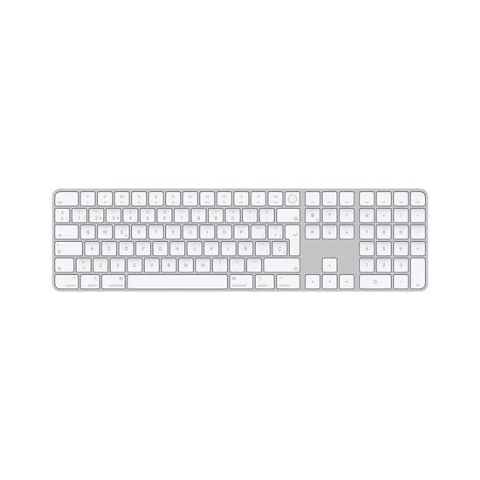 Apple Magic Keyboard con Touch ID Teclado numérico para Mac con chip de M1/M2 Blanco - MK2C3Y/A