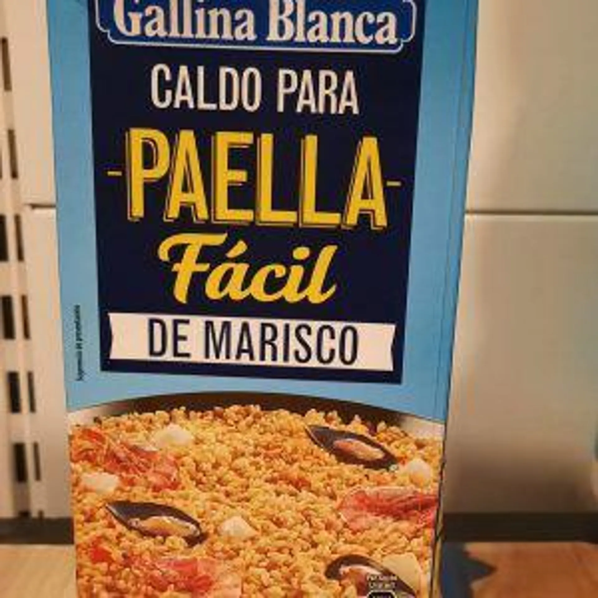 PAELLA FÁCIL DE MARISCO GALLINA BLANCA