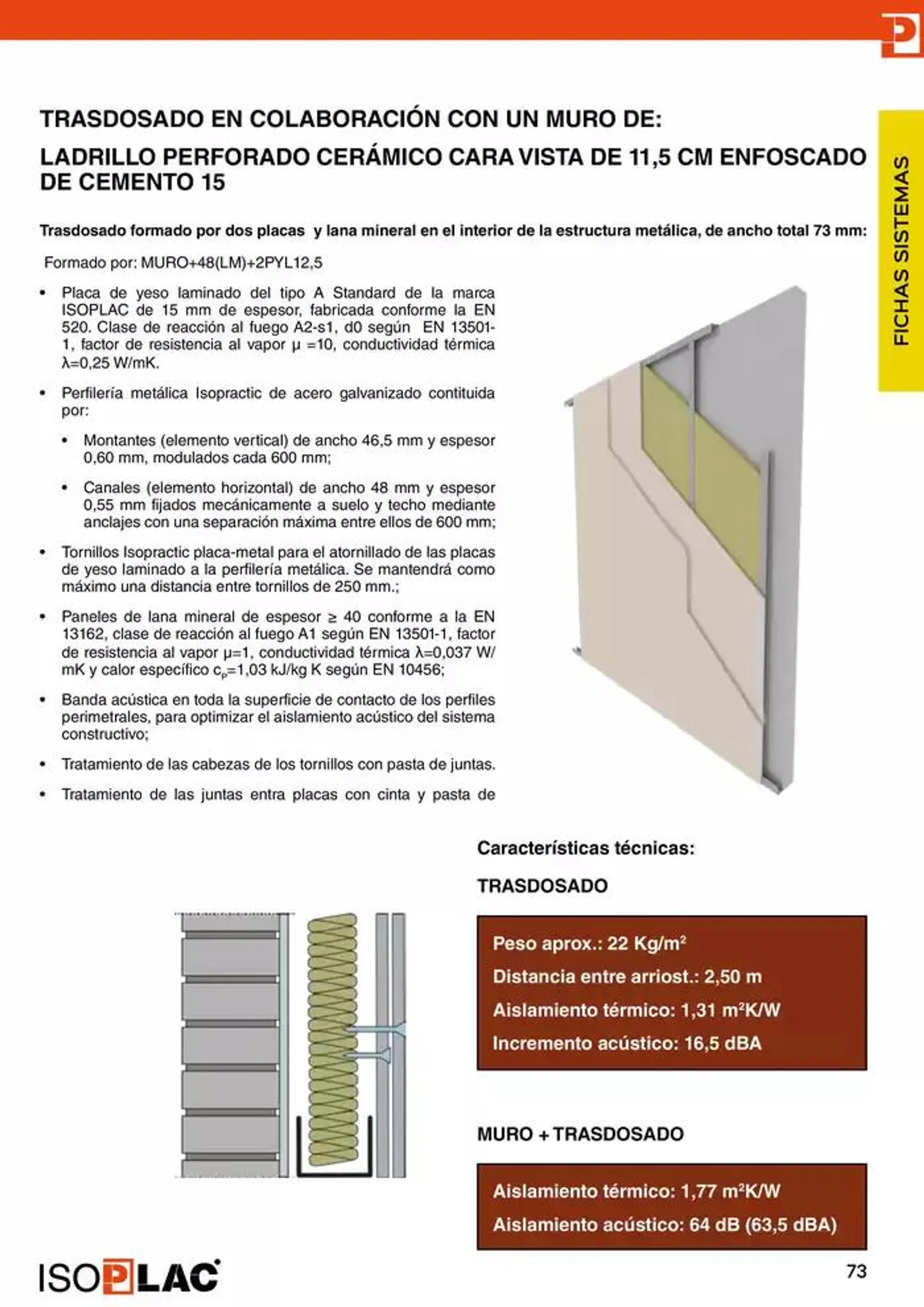 Catálogo de Manual Técnico Isoplac 15 de noviembre al 30 de noviembre 2024 - Página 73