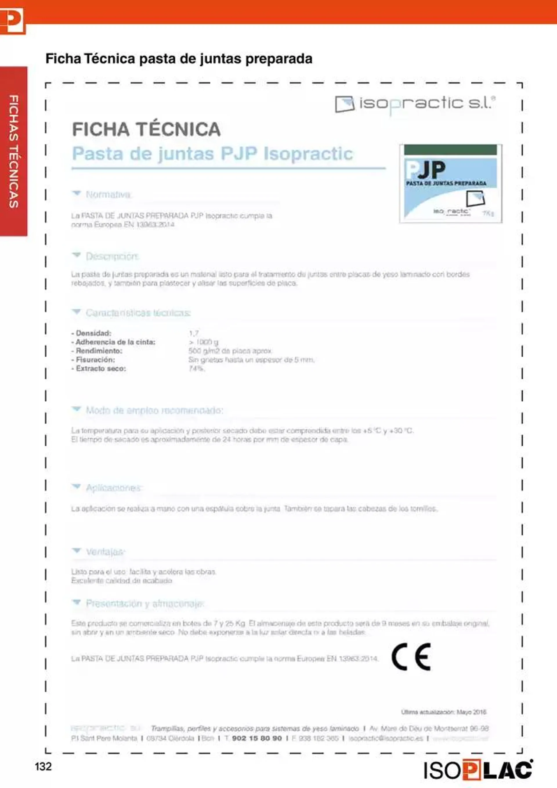 Catálogo de Manual Técnico Isoplac 15 de noviembre al 30 de noviembre 2024 - Página 132