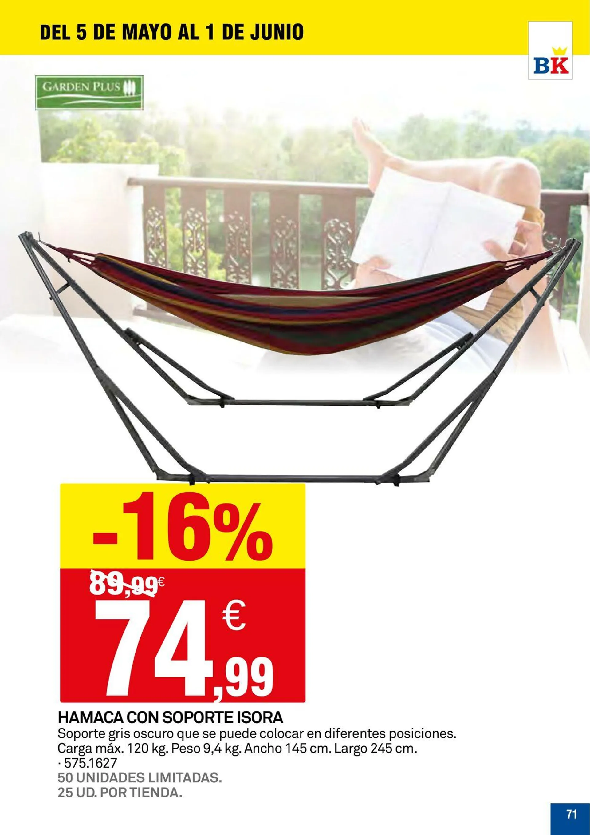 Catálogo de Bricoking Oferta actual 26 de mayo al 9 de junio 2025 - Página 71