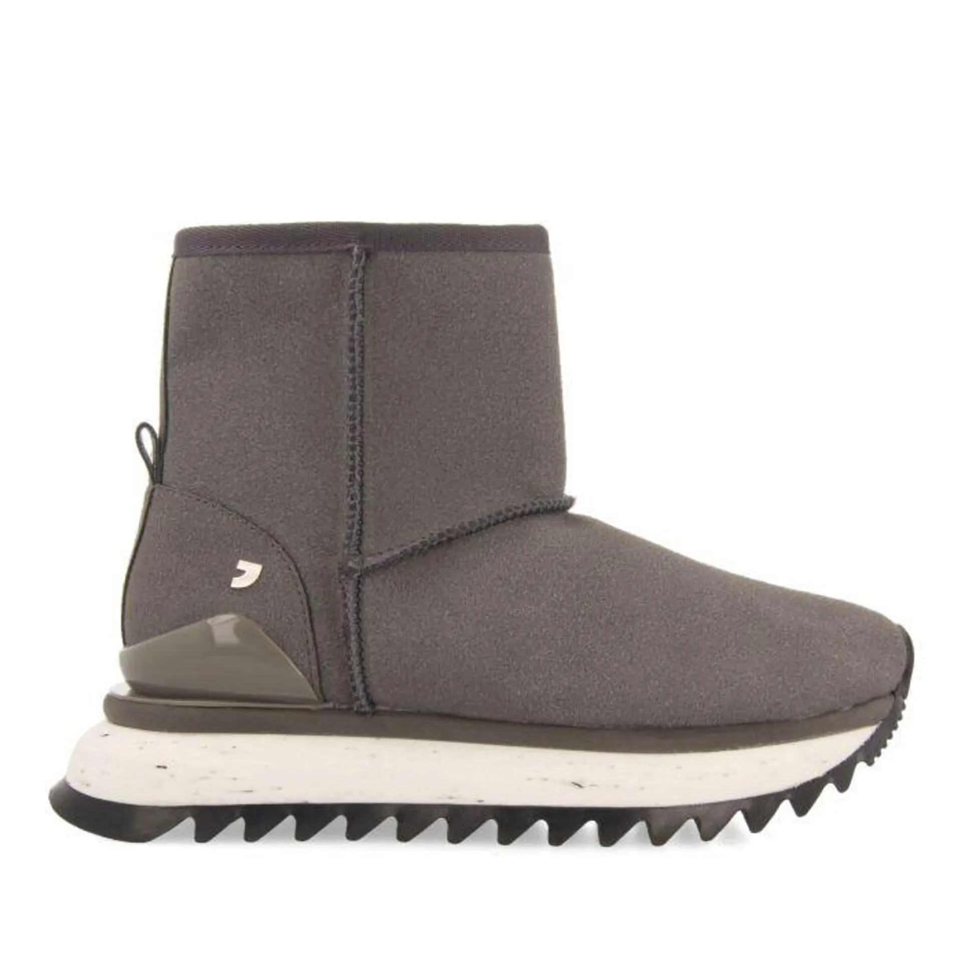 Amqui women's grey shearling boot-style sneakers