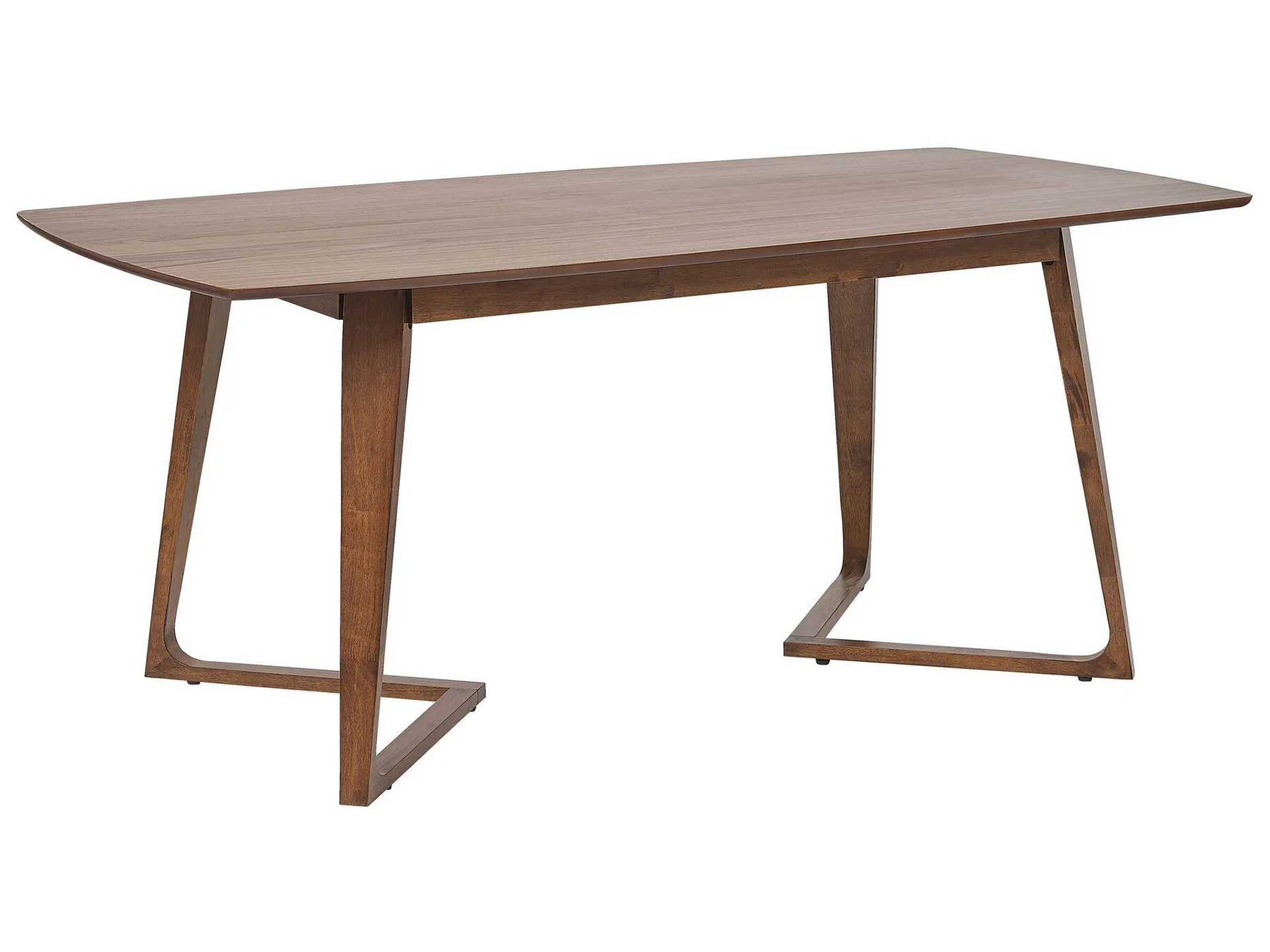 Mesa de comedor madera oscura 180 x 90 cm HUXTER