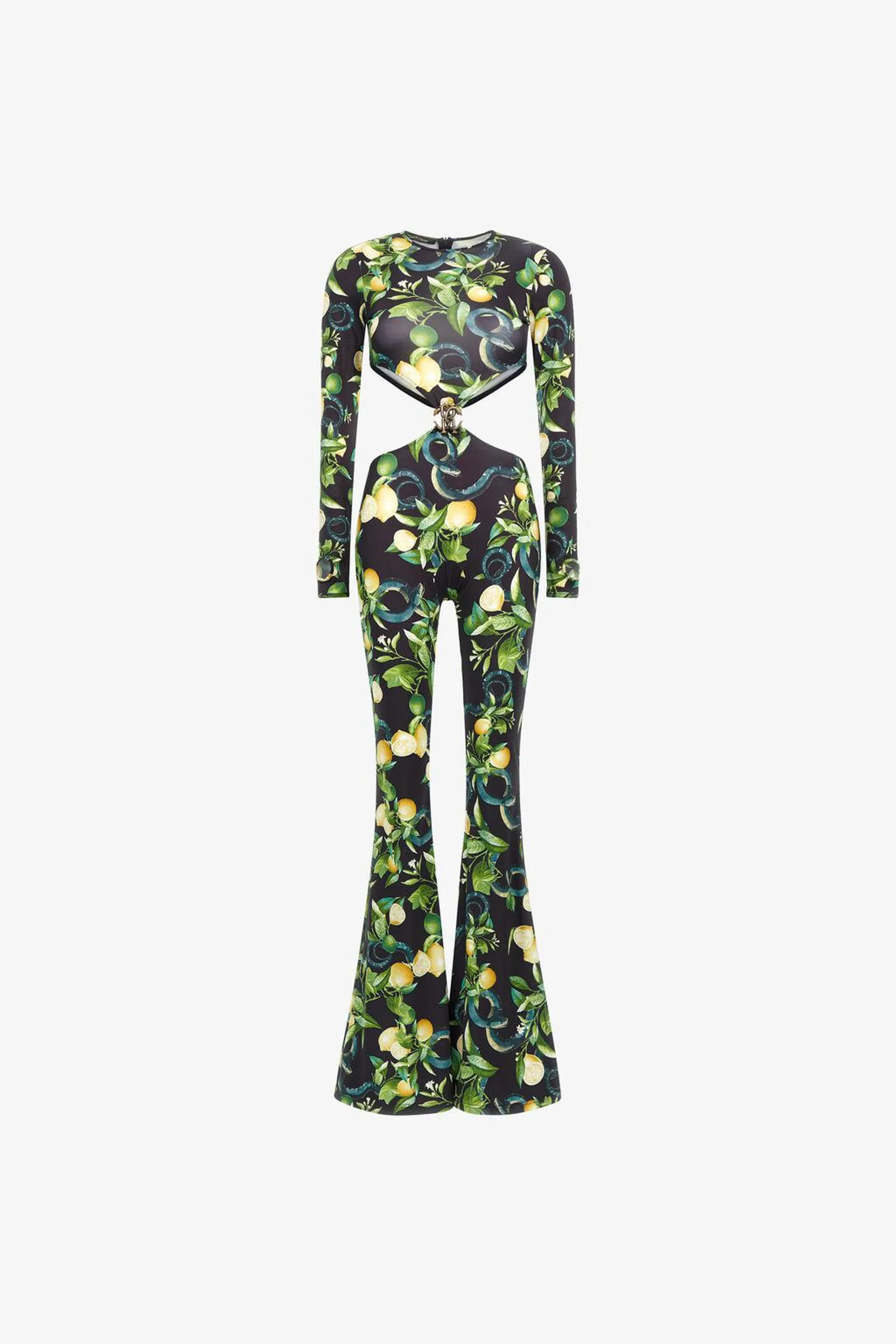 Jumpsuit with Lemon print