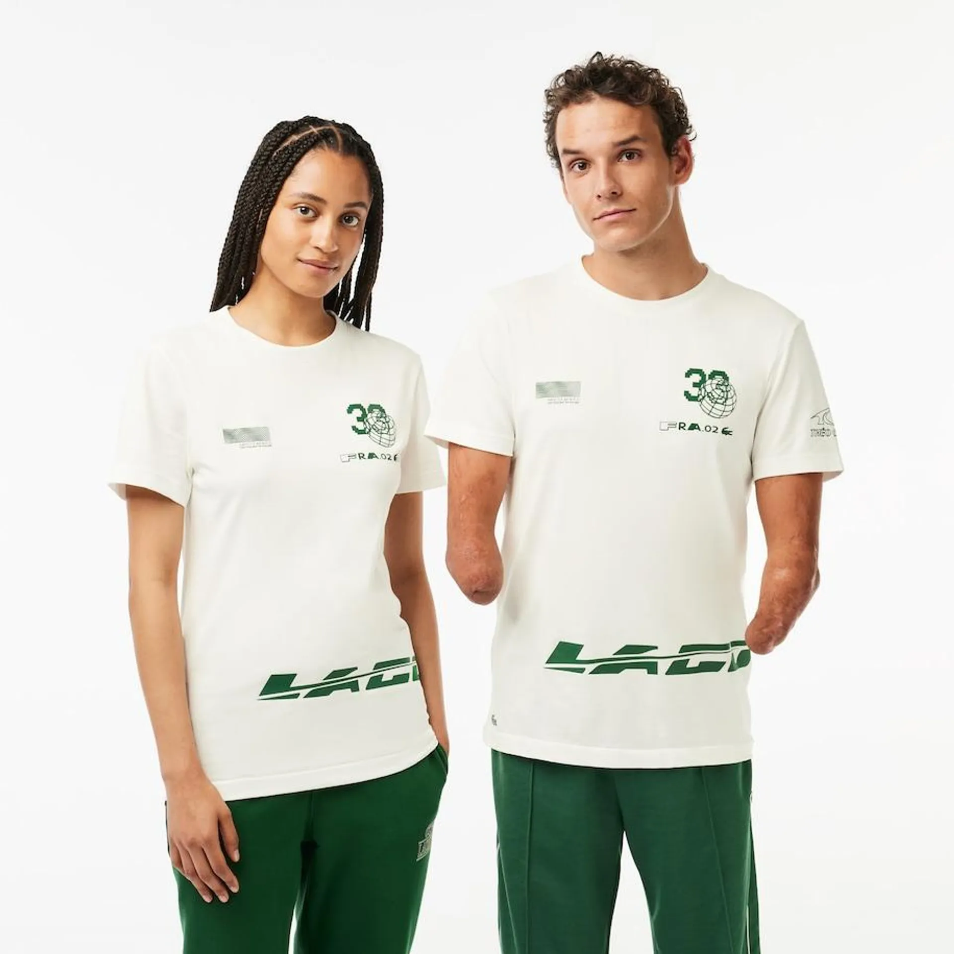 Camiseta Lacoste Sport x Théo Curin de tejido de punto