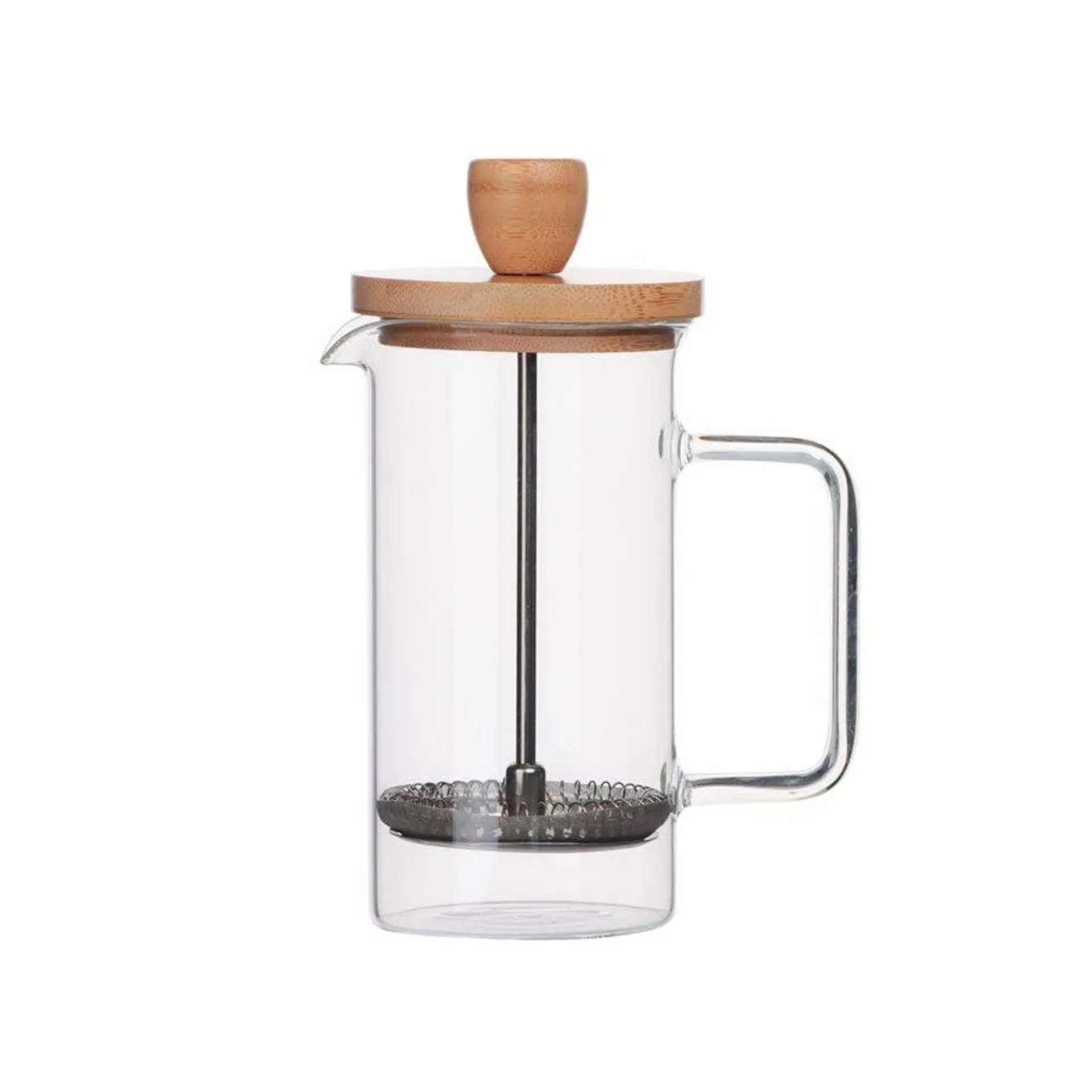 Cafetera Embolo Borosilicato Tapa Bambu 35cl Culinarium