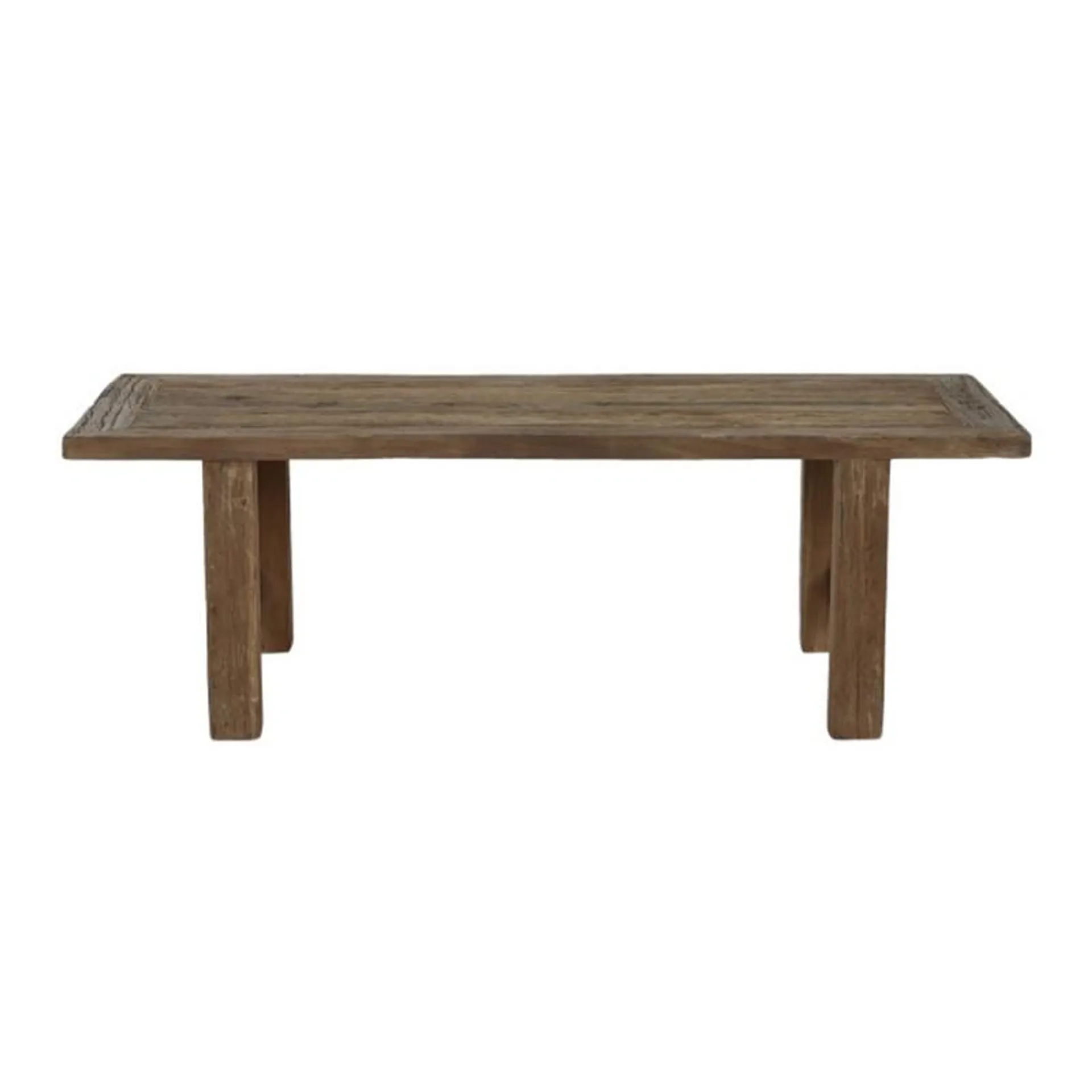 Recycled teak coffee table 140cm