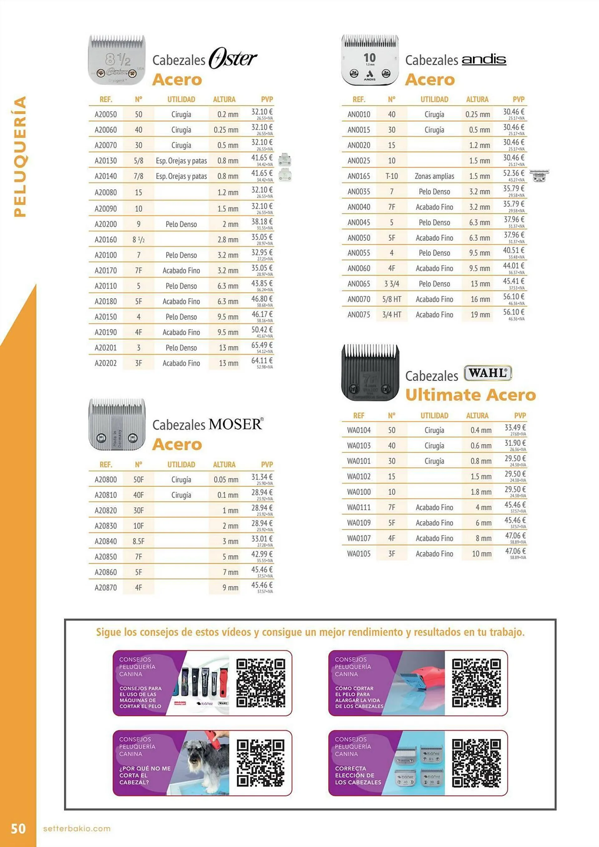 Catálogo de Folleto Setter Bakio 2 de junio al 29 de febrero 2024 - Página 50