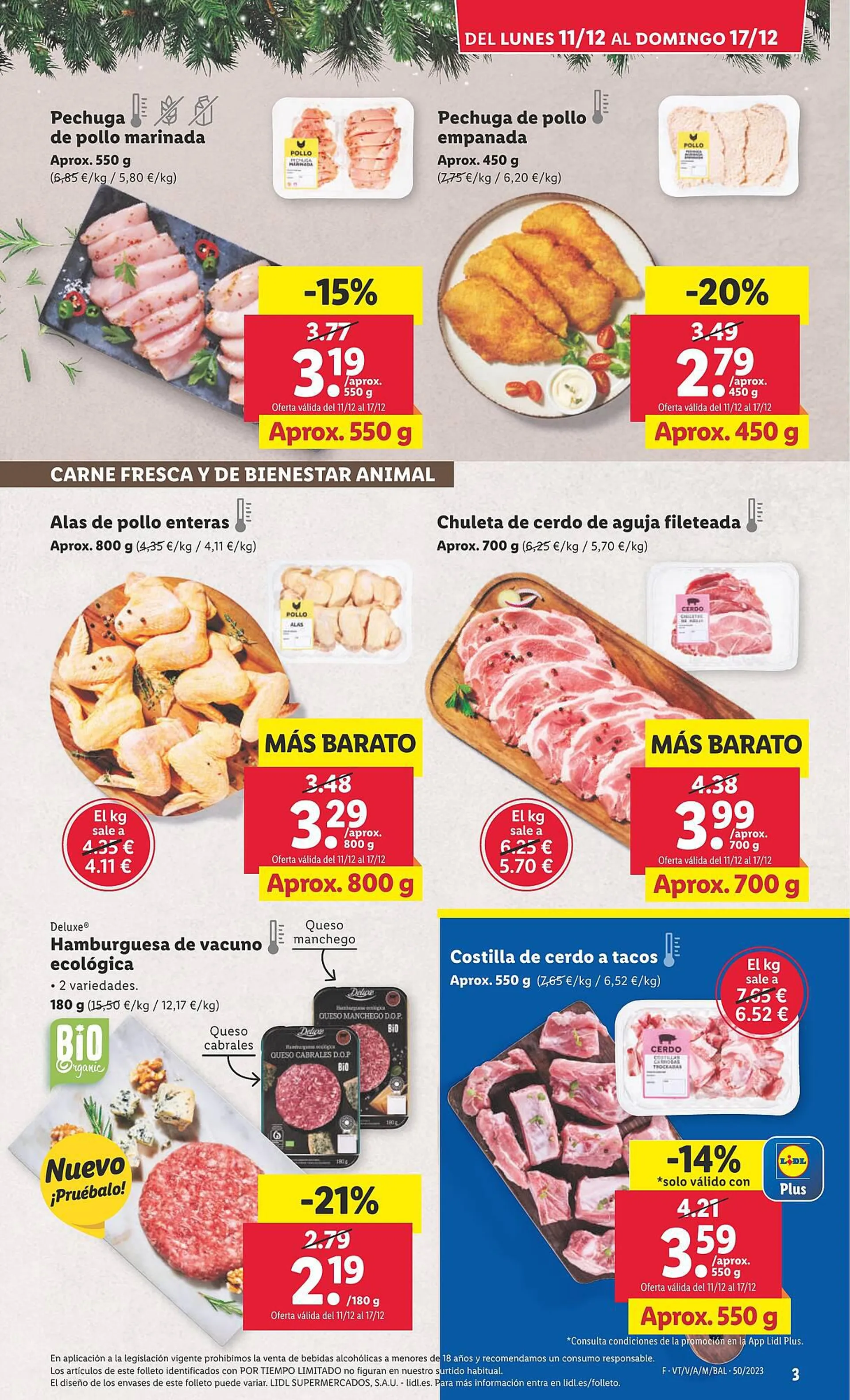 Catálogo de Folleto Lidl 11 de diciembre al 17 de diciembre 2023 - Página 3