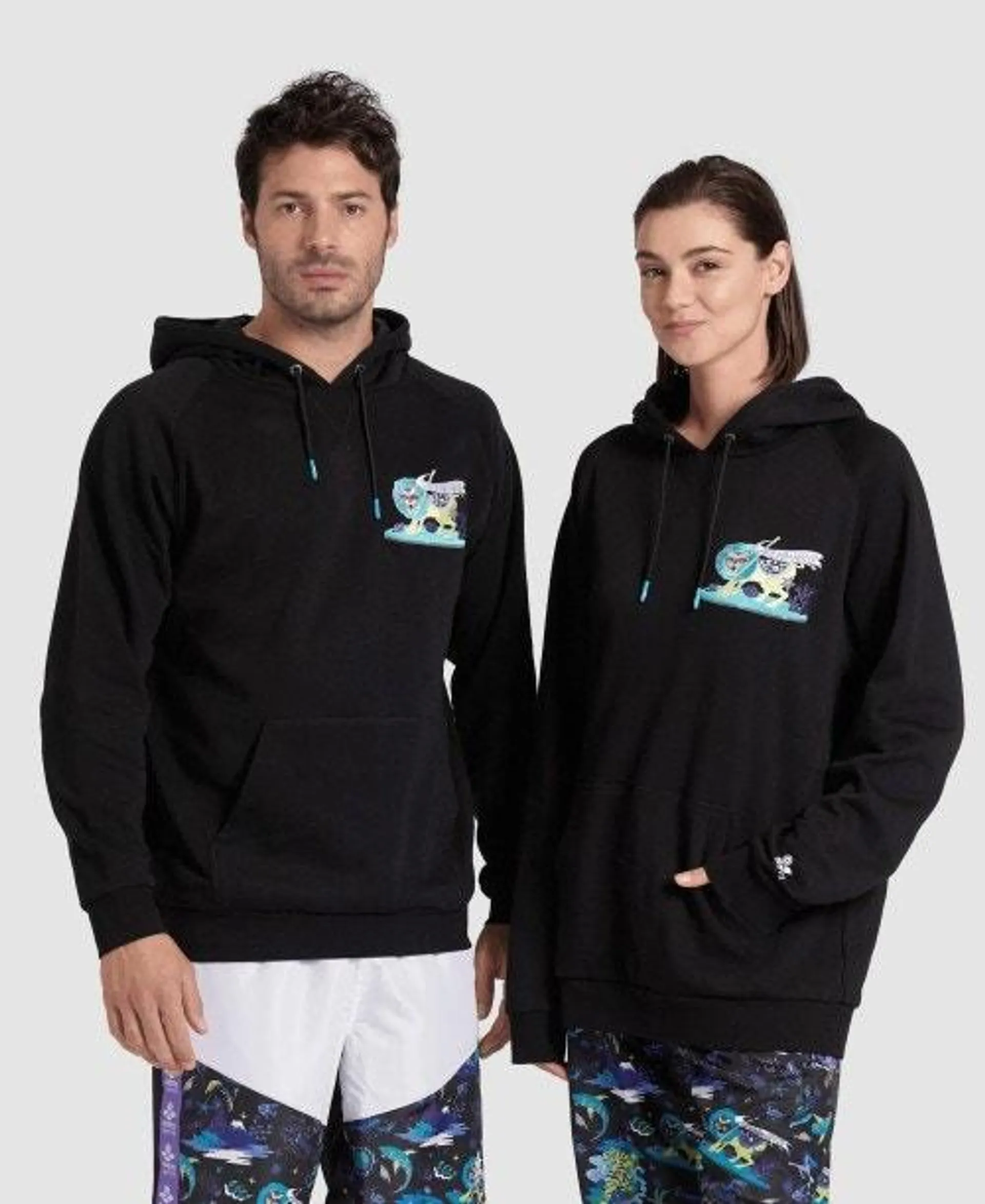 Sudadera con capucha Unisex arena Fun Planet