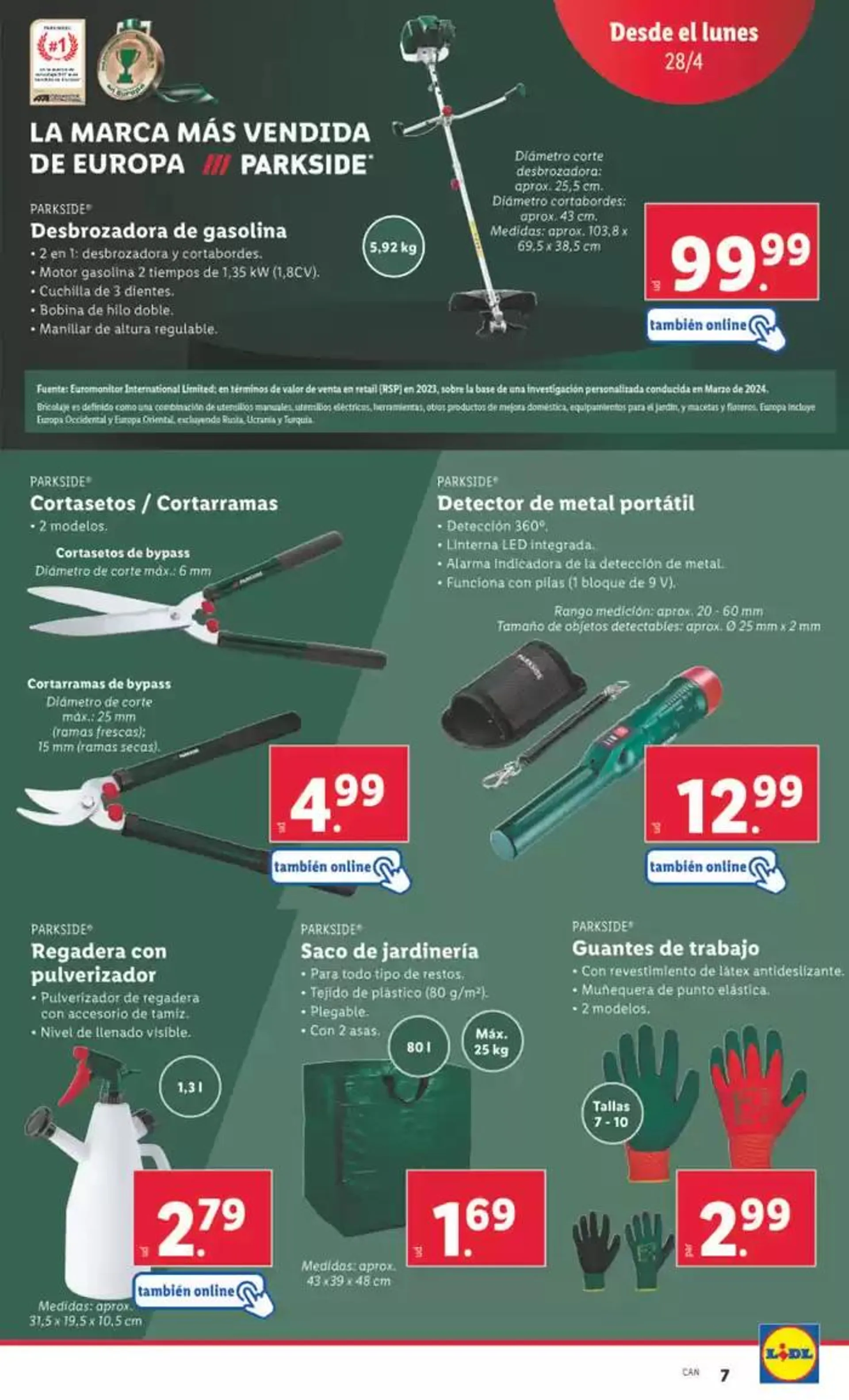 Catálogo de ¡Bazar Lidl! Ofertas válidas del 28/04 al 04/05 28 de abril al 4 de mayo 2025 - Página 9