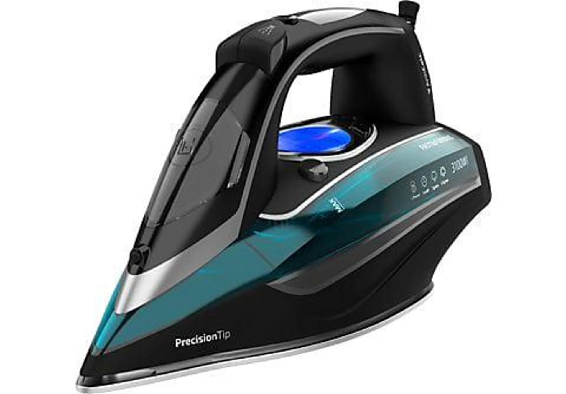 Plancha de vapor - Cecotec Fast&Furious 6060 Ultra, 3100 W, 285 g/min, Bomba de agua automática integrada, Sensor táctil, LCD, Negro