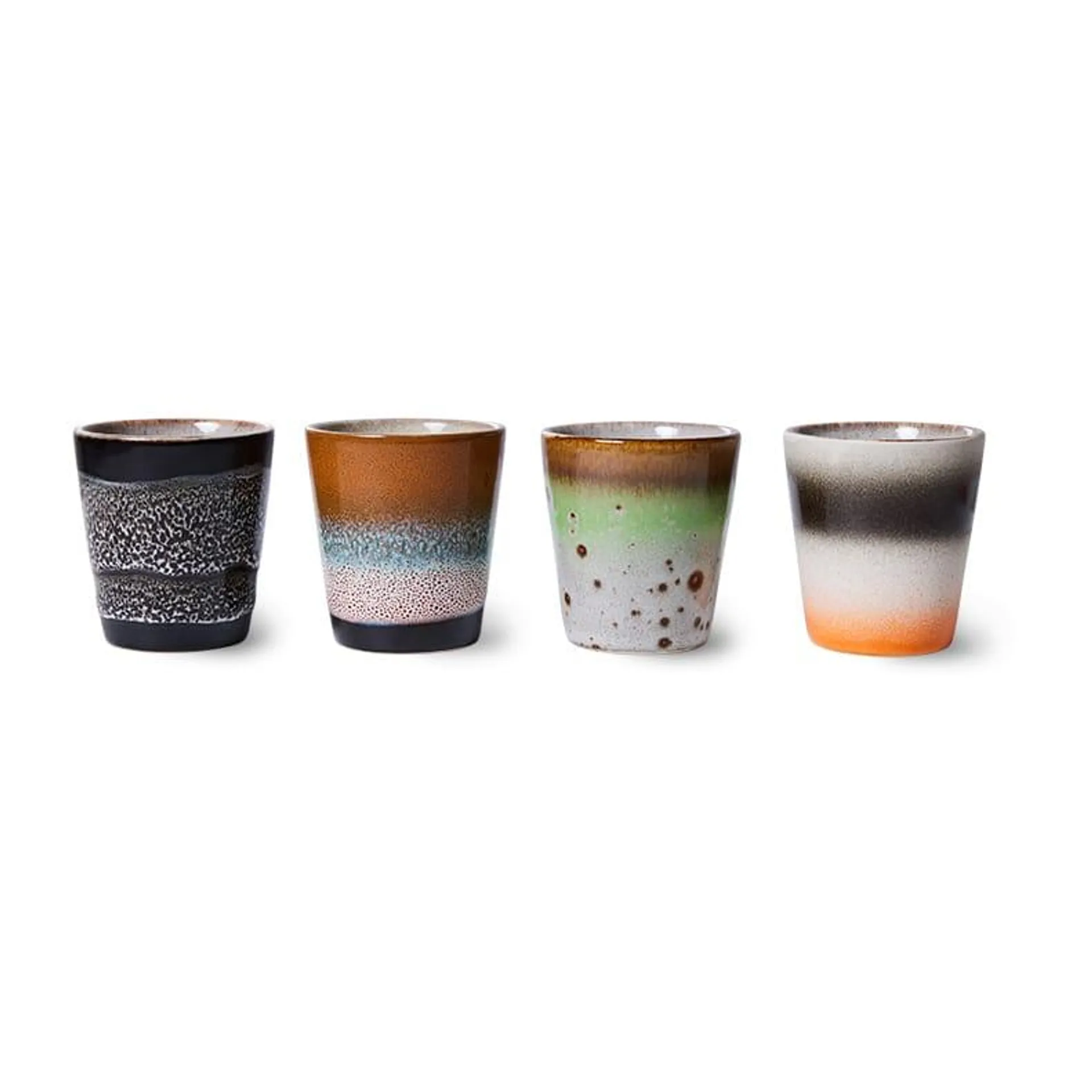 4 Tazas 70's ristretto