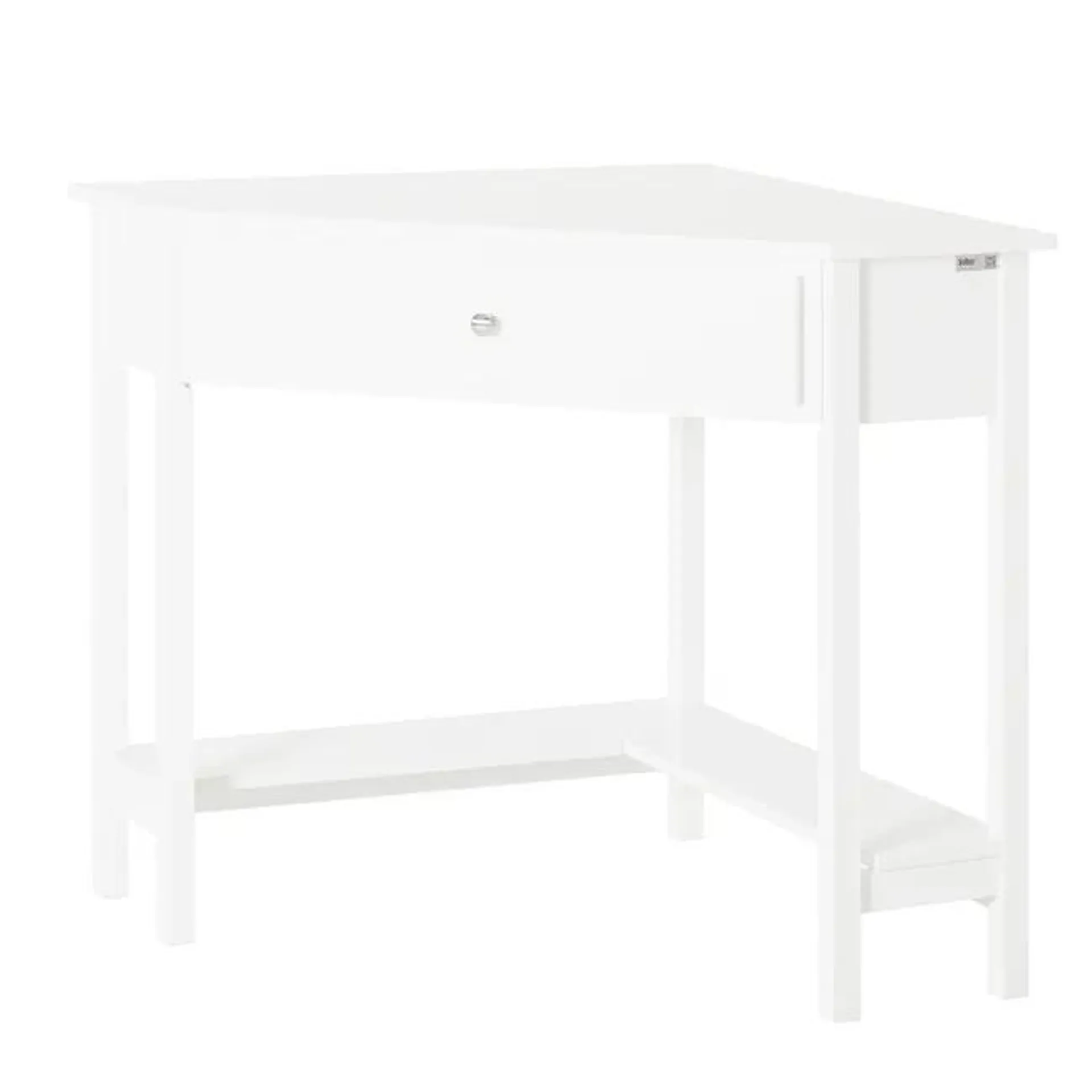 Mesa de Ordenador, Mesa de Escritorio con un Cajón, Triangular,Blanco,FWT31-W SoBuy ES