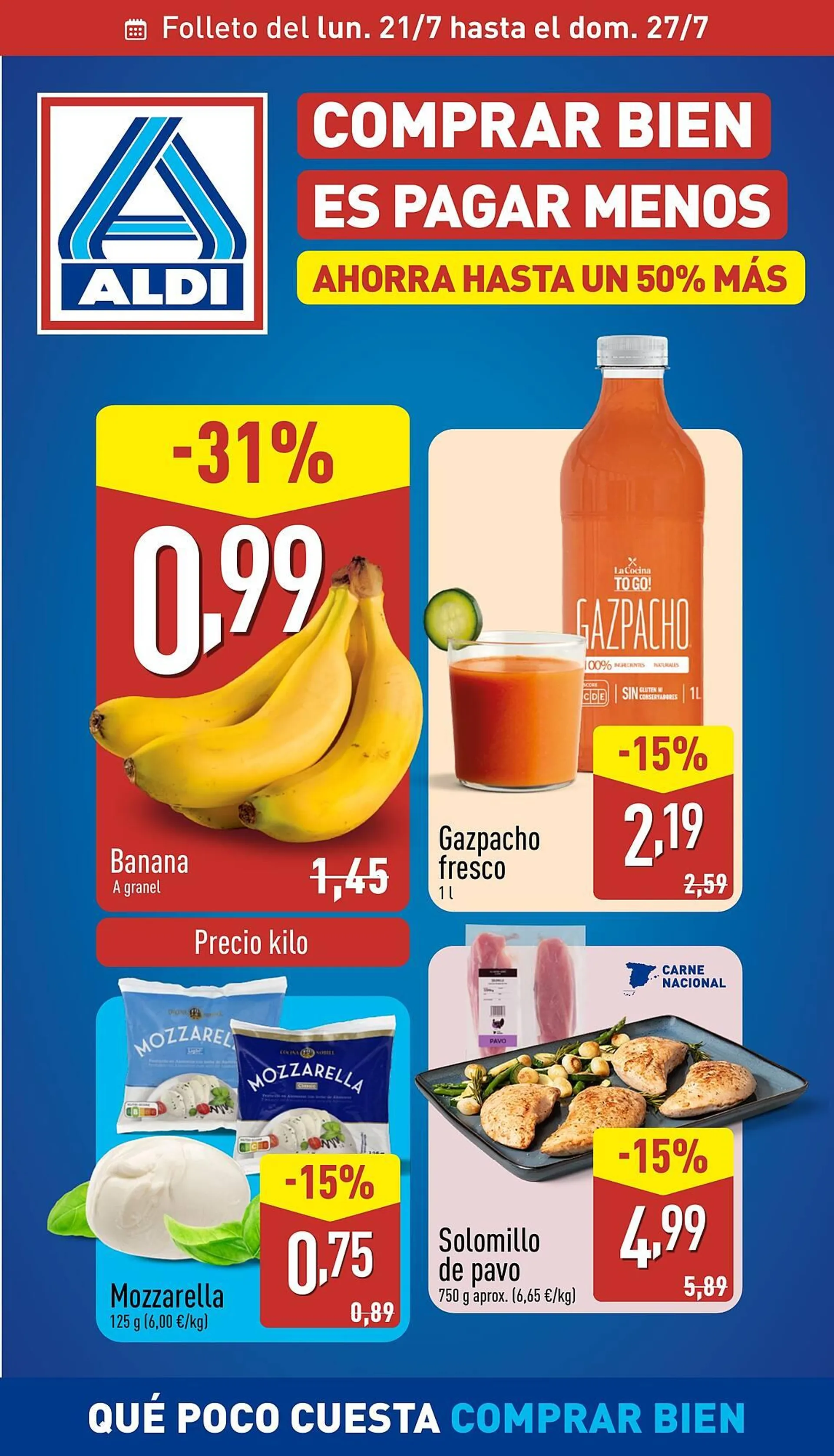 Catálogo de Folleto ALDI 21 de julio al 27 de julio 2025 - Página 1