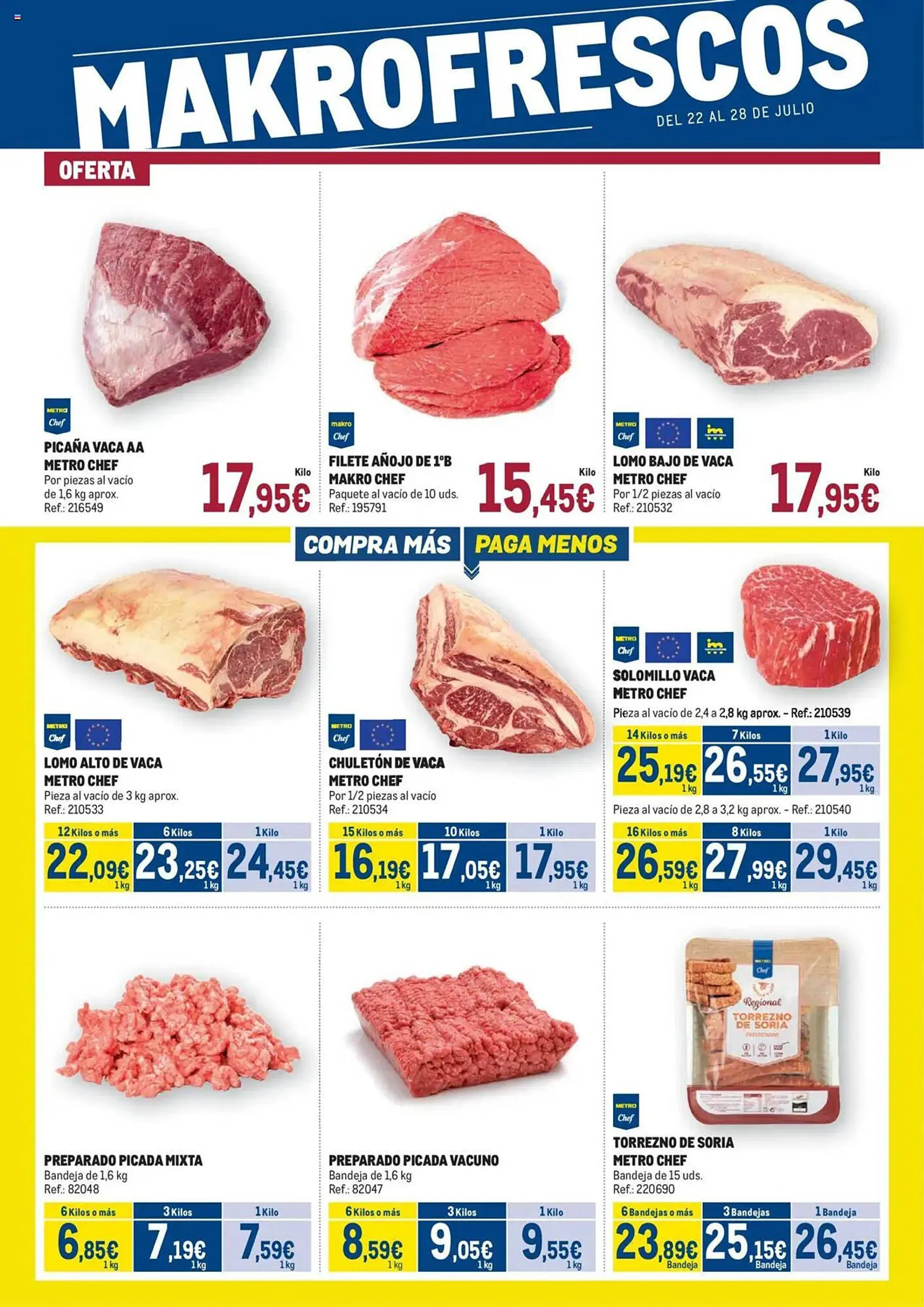 Catálogo de Folleto Makro 22 de julio al 28 de julio 2025 - Página 1