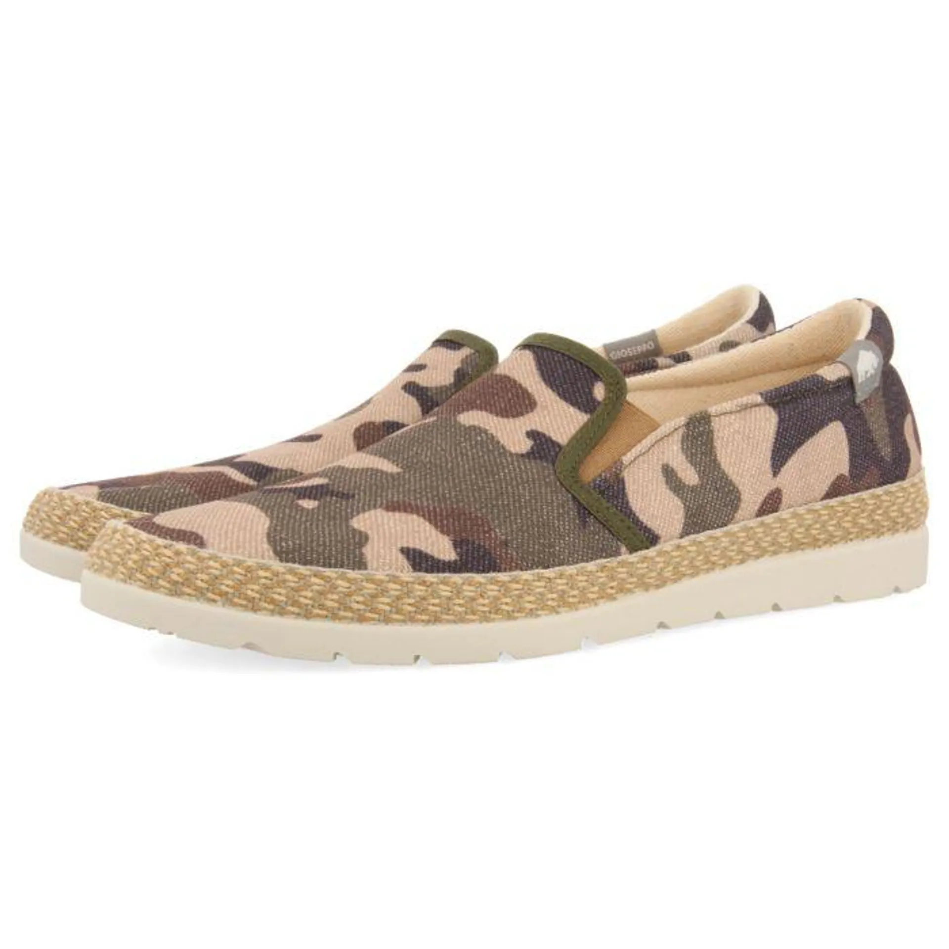 CAMOUFLAGE PRINT ESPADRILLES WITH RECYCLED COTTON FOR MEN VALRICO