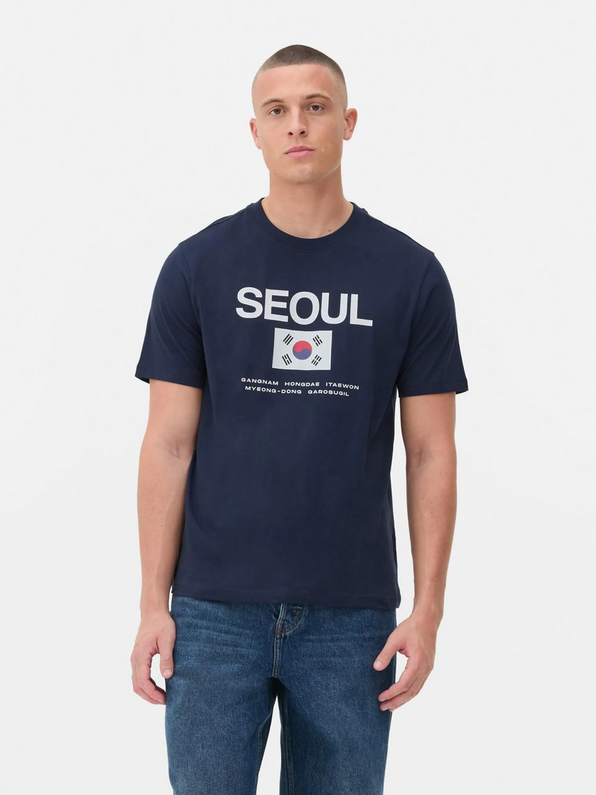 Camiseta estampada «Seoul»