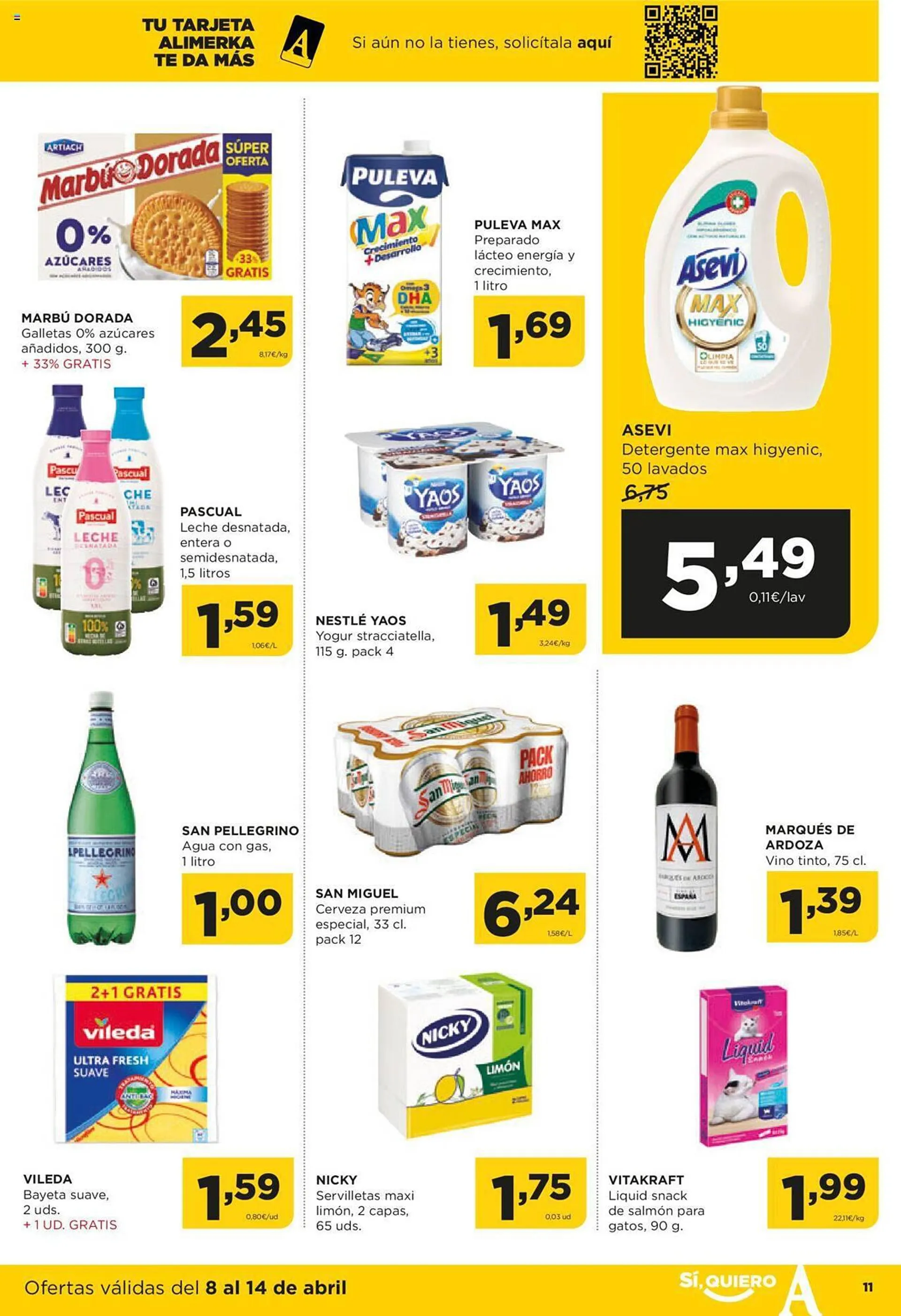 Catálogo de Folleto Alimerka 8 de abril al 14 de abril 2024 - Página 11