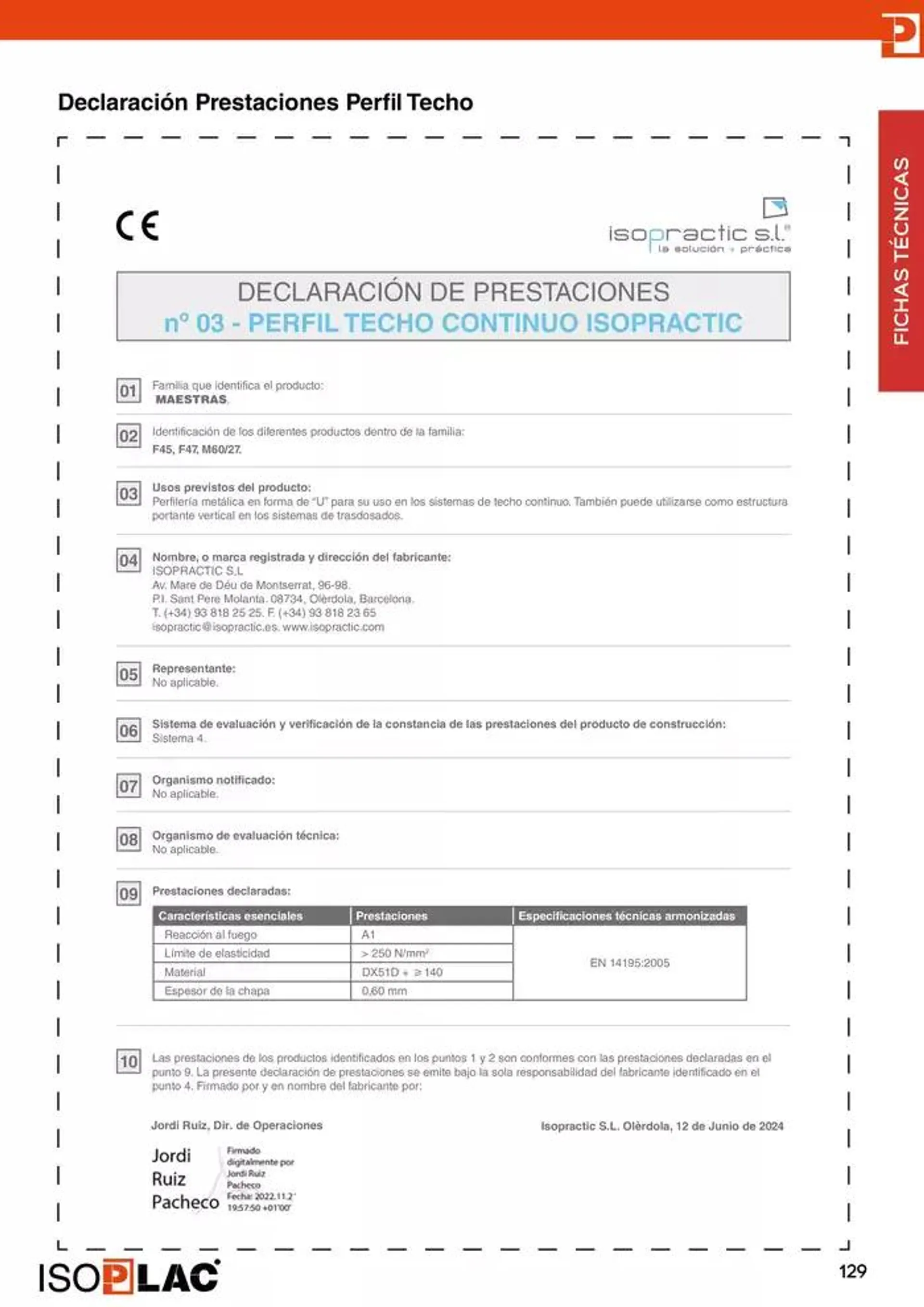 Catálogo de Manual Técnico Isoplac 15 de noviembre al 30 de noviembre 2024 - Página 129